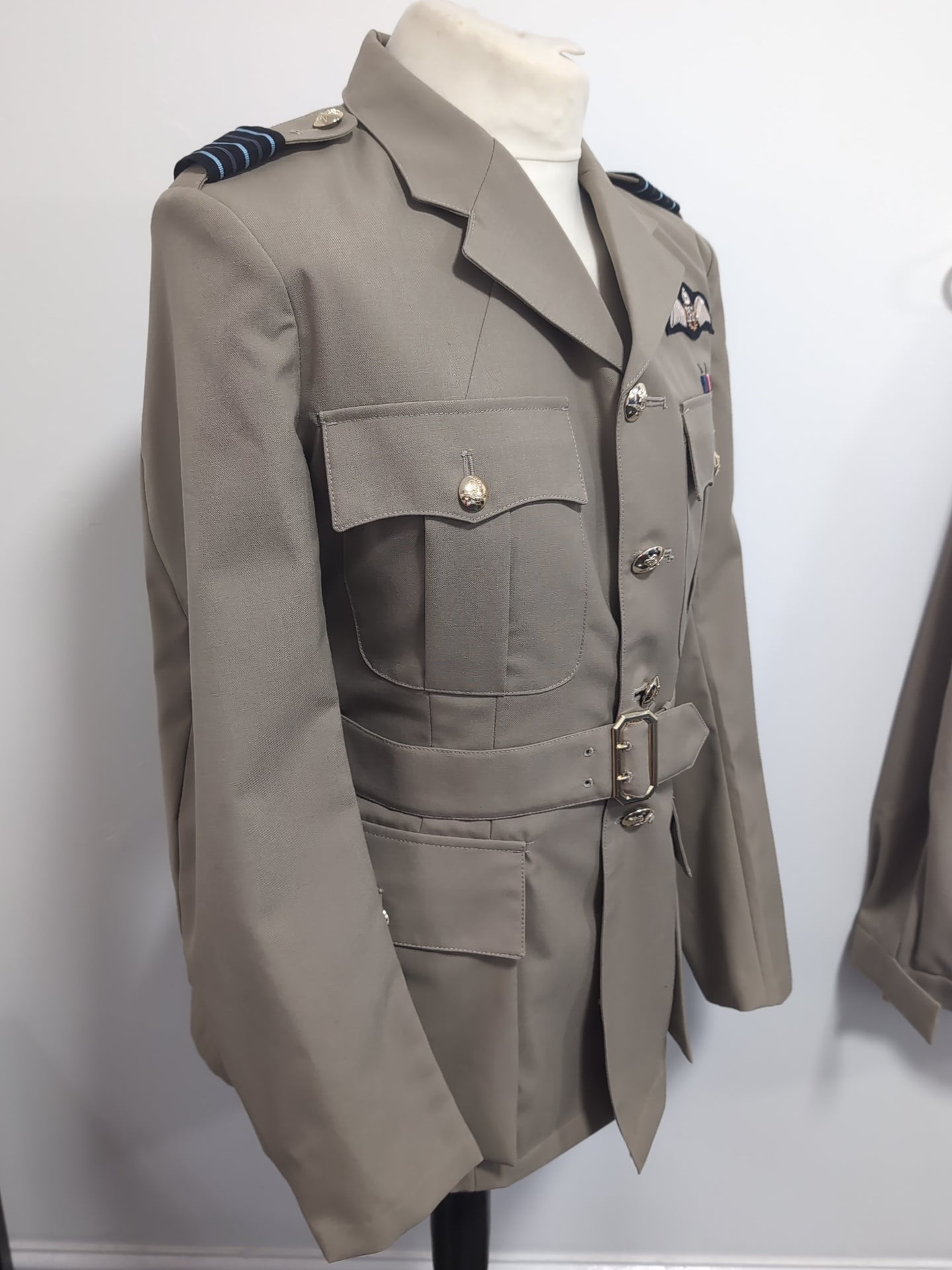 44" Chest 38" Waist RAF No6 Officers Uniform Jacket & Trousers Bush Tropical Warm Weather