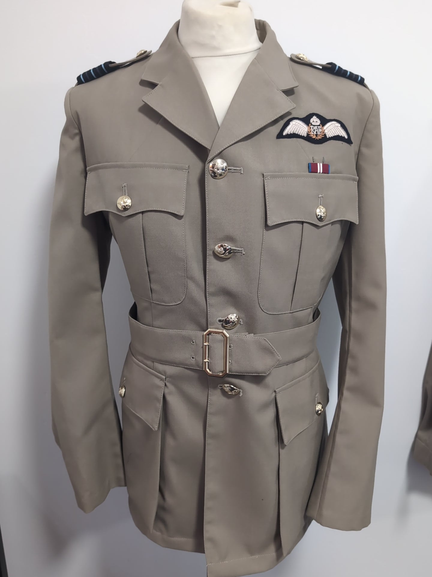 44" Chest 38" Waist RAF No6 Officers Uniform Jacket & Trousers Bush Tropical Warm Weather