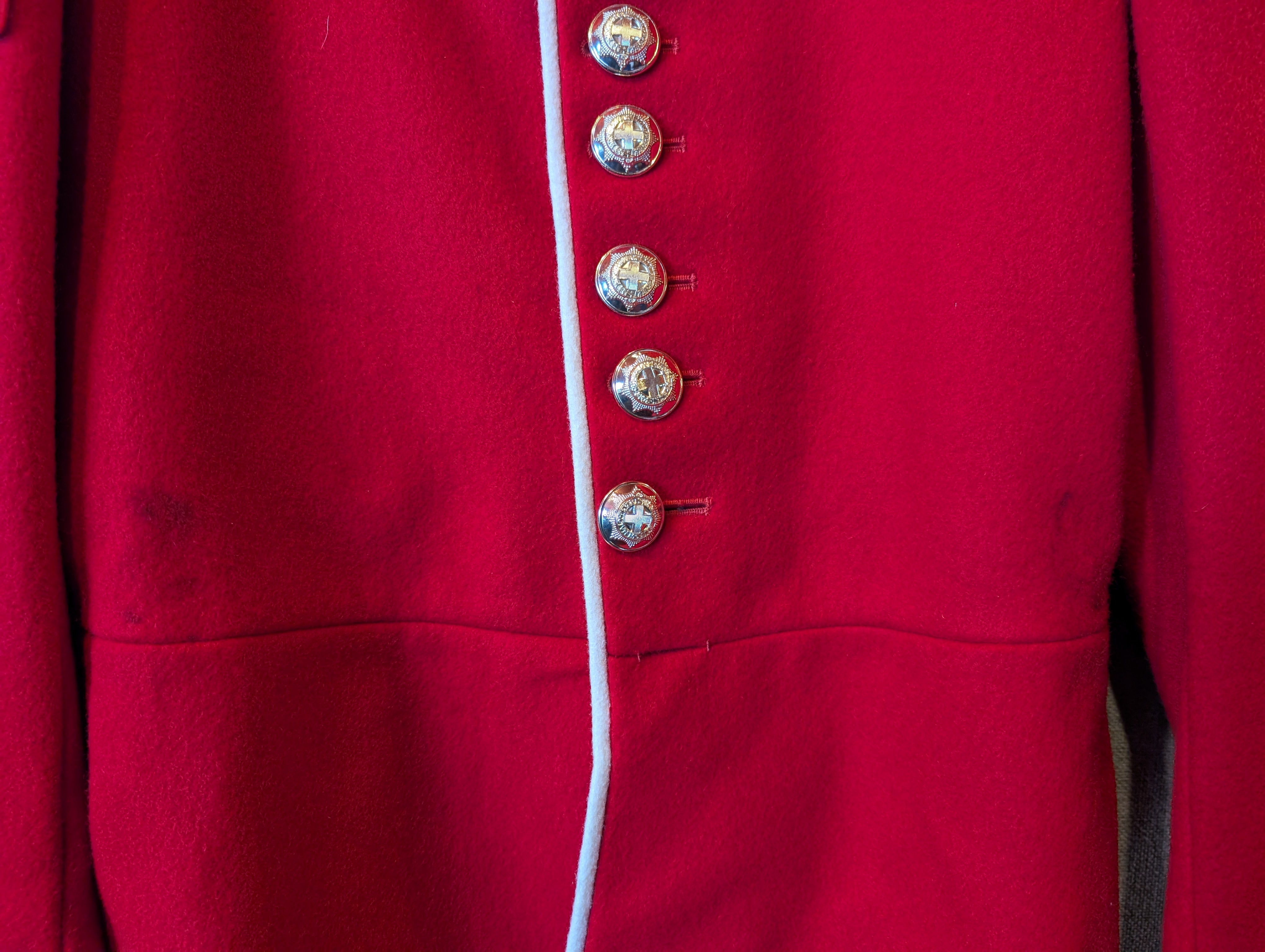 37" Chest Regular Coldstream Guards Red Tunic Footguards Gdsm Jacket 9 our ref G82)