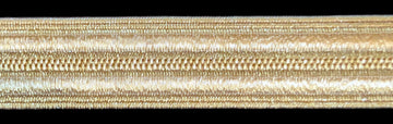 1/2" (13mm) 2 Guts 2% Gold Thread Lace RAF No5 Mess Dress