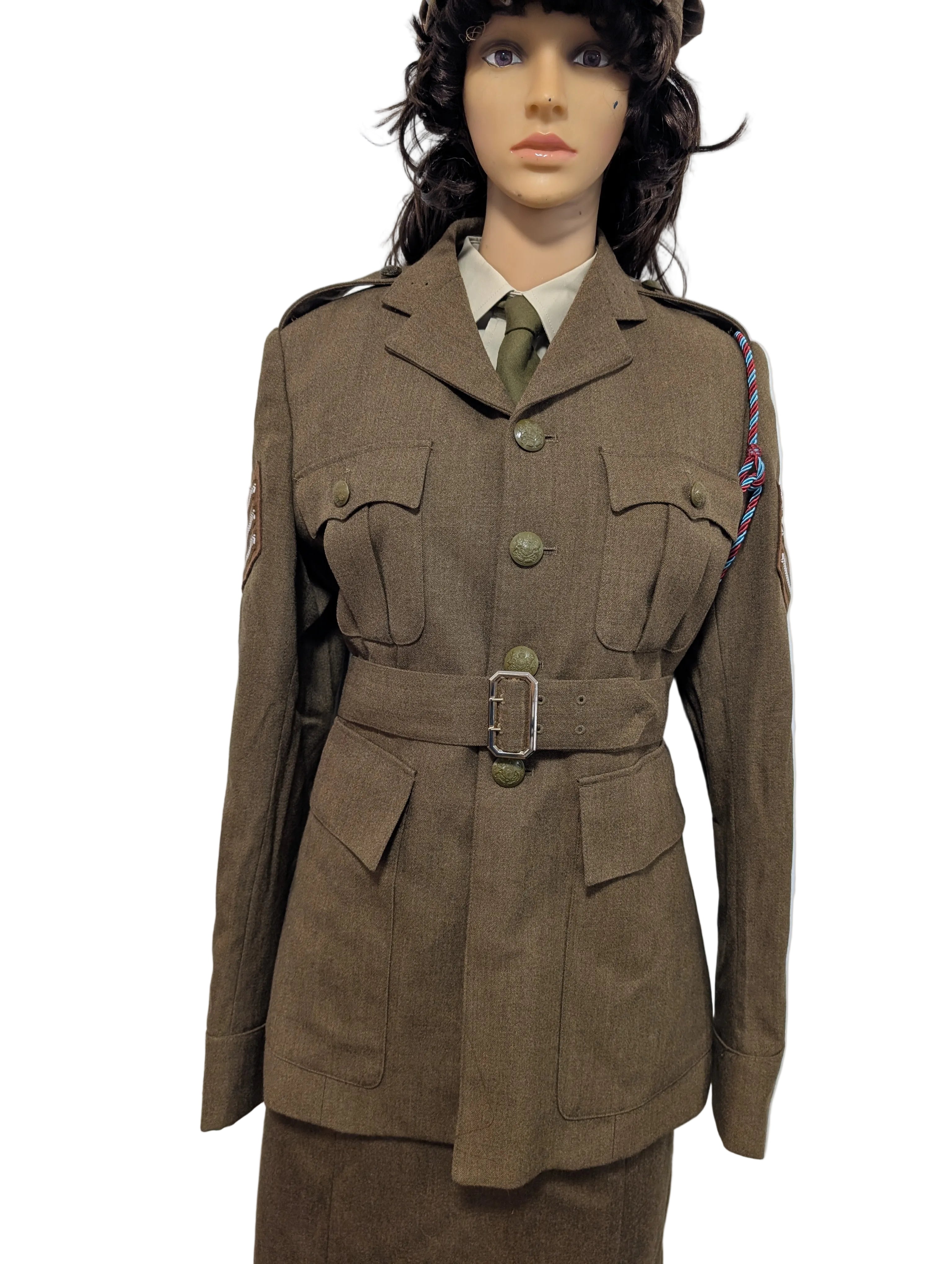 WW2 ATS Auxiliary Territorial Service Uniform Jacket & Skirt hat