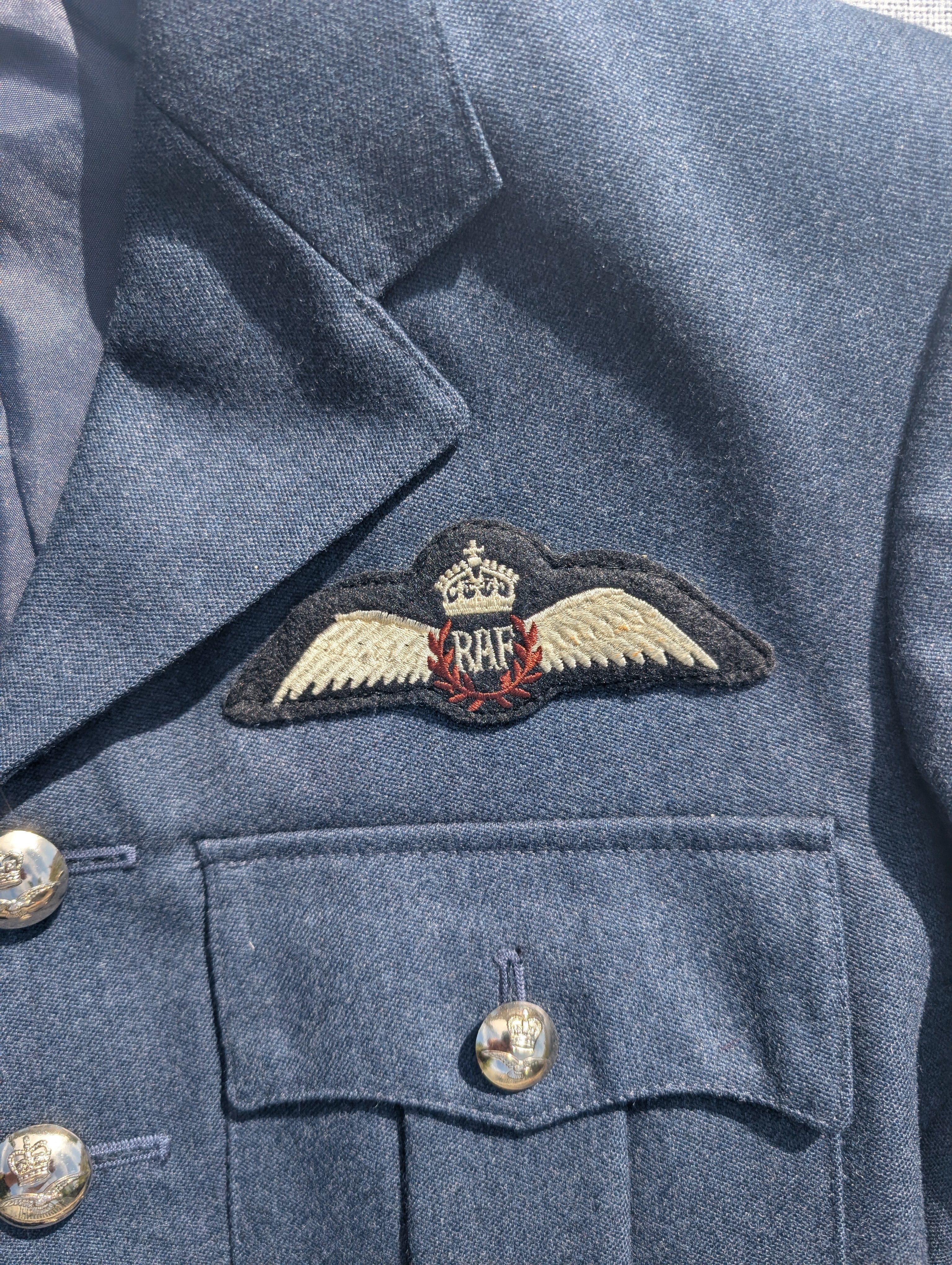 38" Chest ( 96S )RAF Officers No1 Service Dress Uniform ( our ref y347)