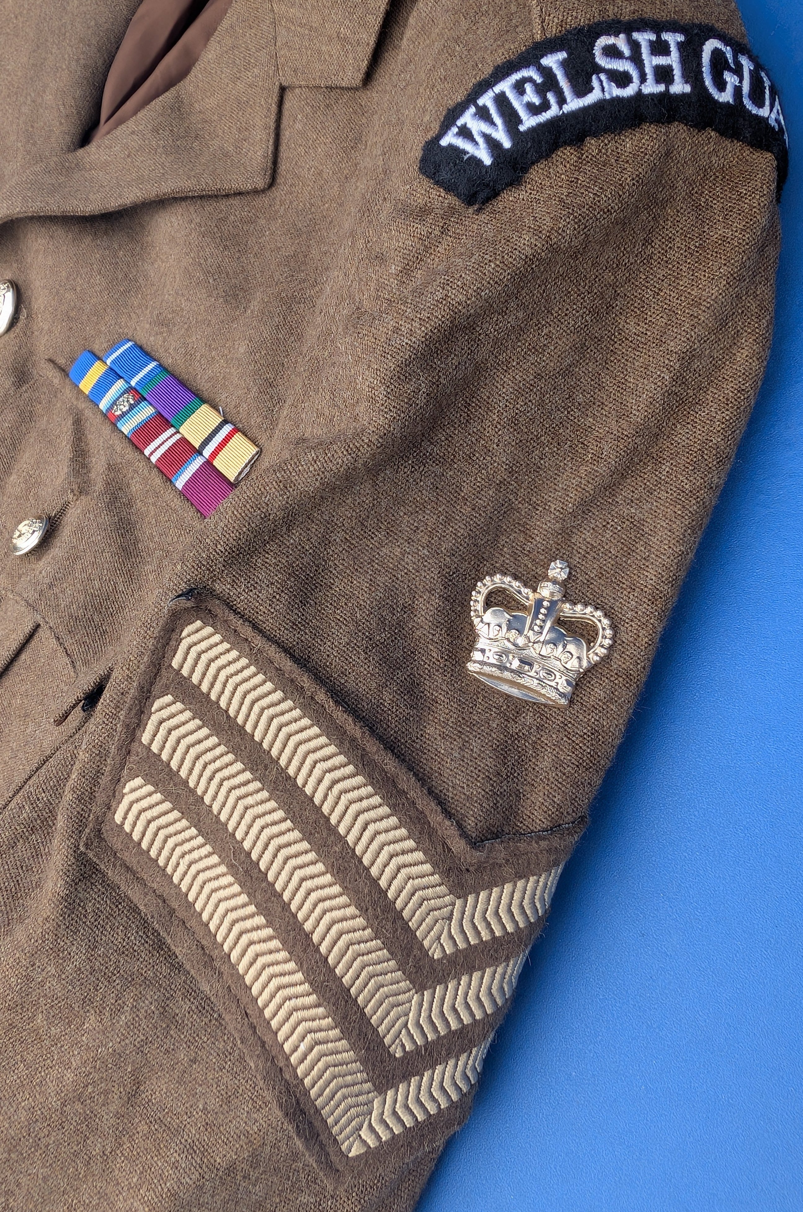 Welsh Guards No2 Service Dress Uniform Jacket | FAD Barathea Wool | Guardsman