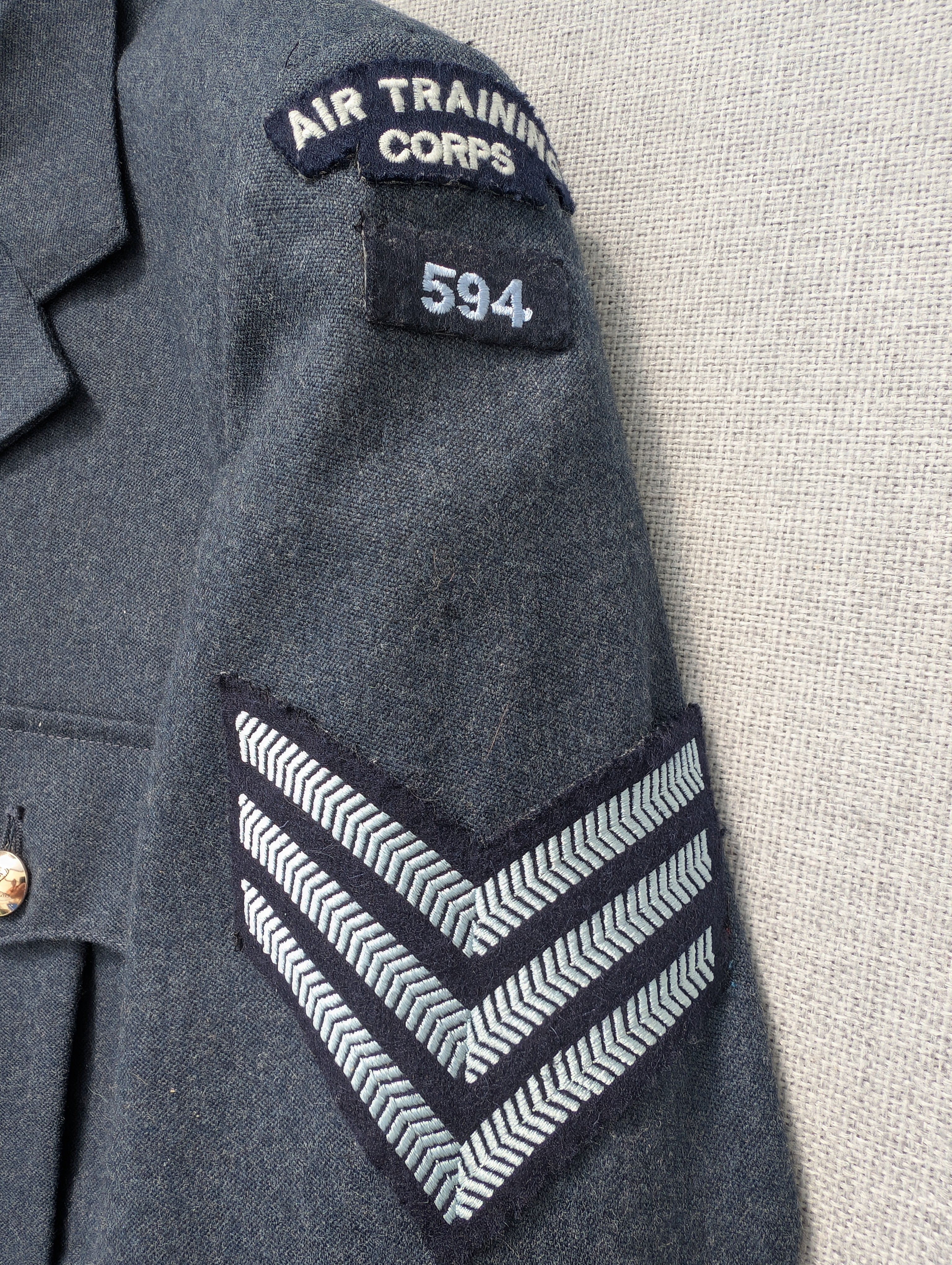38"Chest Short RAFAC Duke of Edinburgh Award Silver RAF No1 Uniform Jacket & Trousers ( our ref y274)