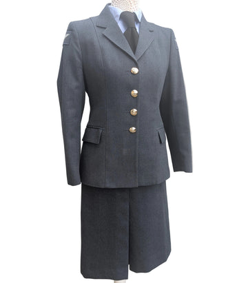 UK8 Short 88cm RAF Woman's No1 SD Jacket & Skirt Service Dress Uniform WRAF ( our ref W365 )