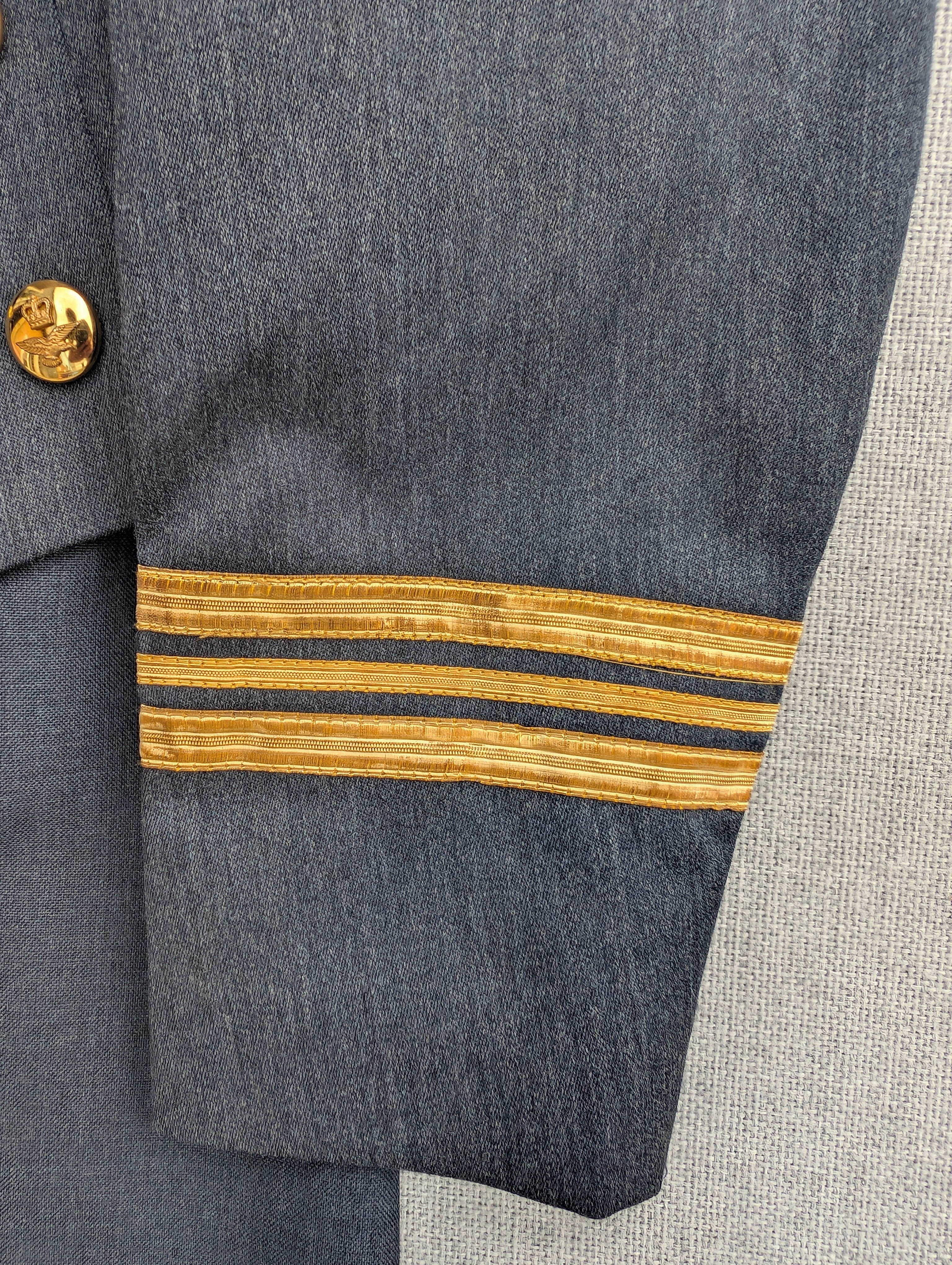 36"Chest 27"Waist No5 Officers Mess Dress Uniform Jacket WRAF Woman's (our ref G80)