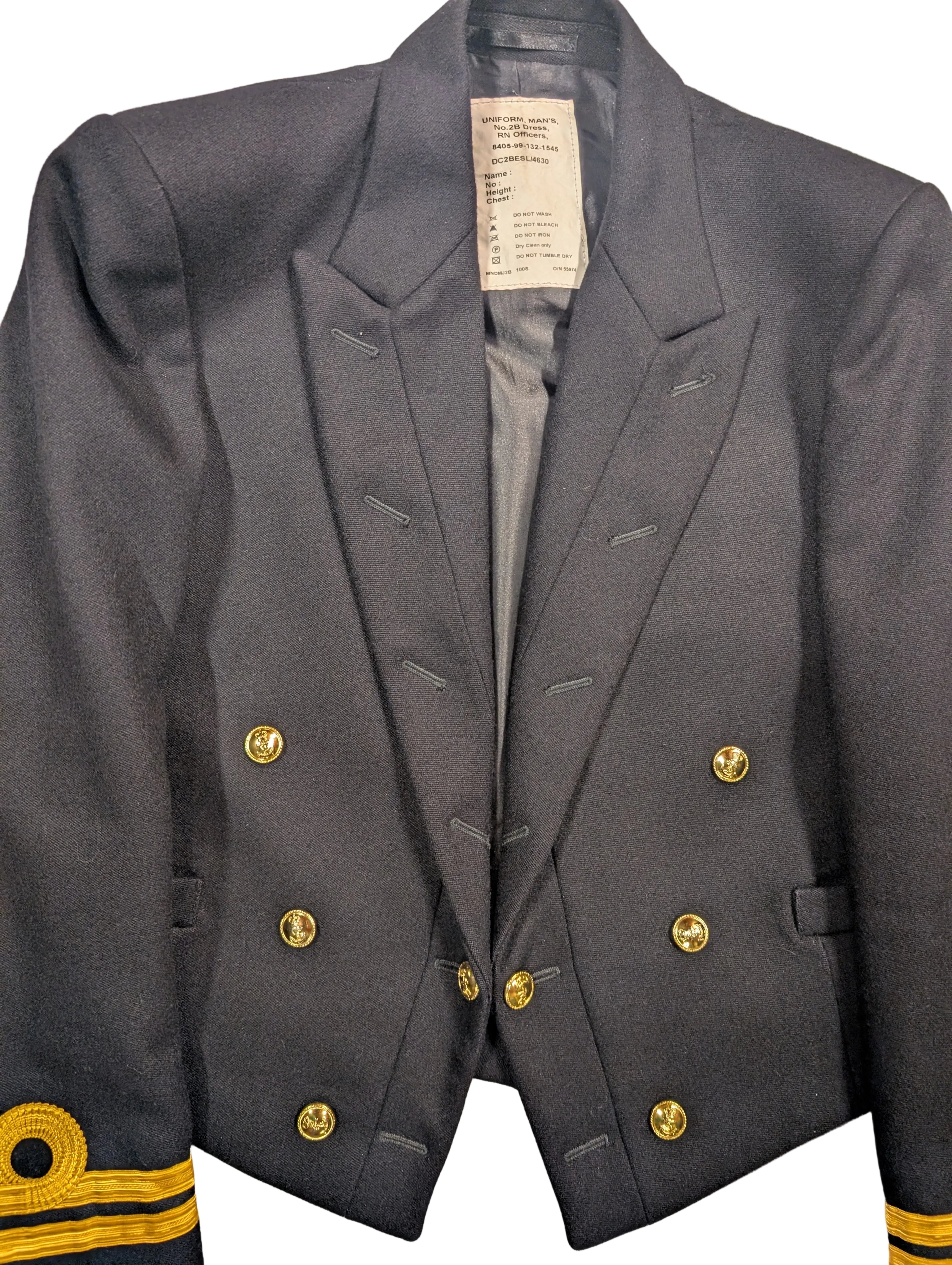 Royal Navy Officers No2b Mess Dress Uniform Jacket