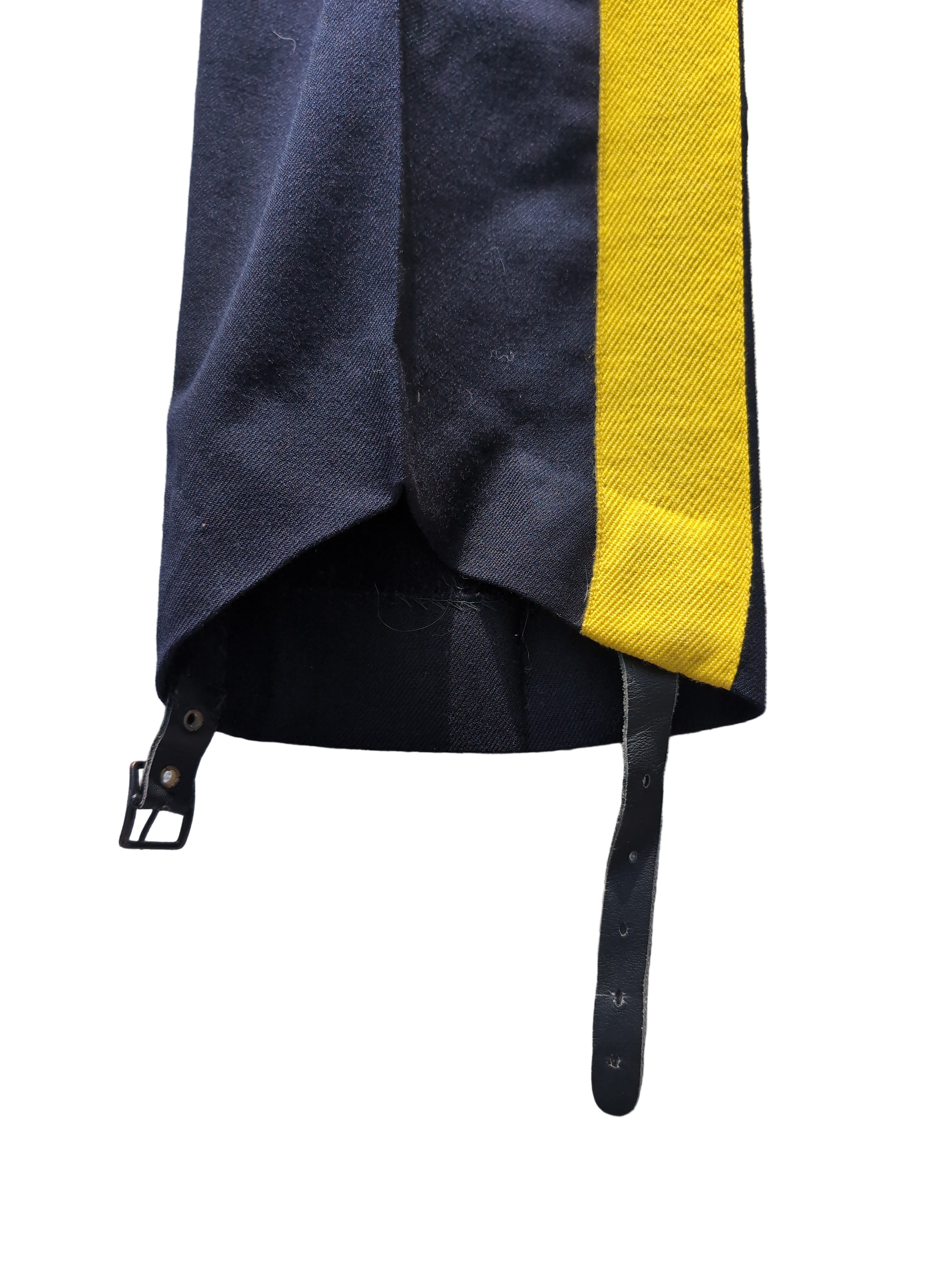 34" Waist British Army Mess Dress / No1 Trousers Blues Uniform Yellow Stripe sides ( Ref G88 )