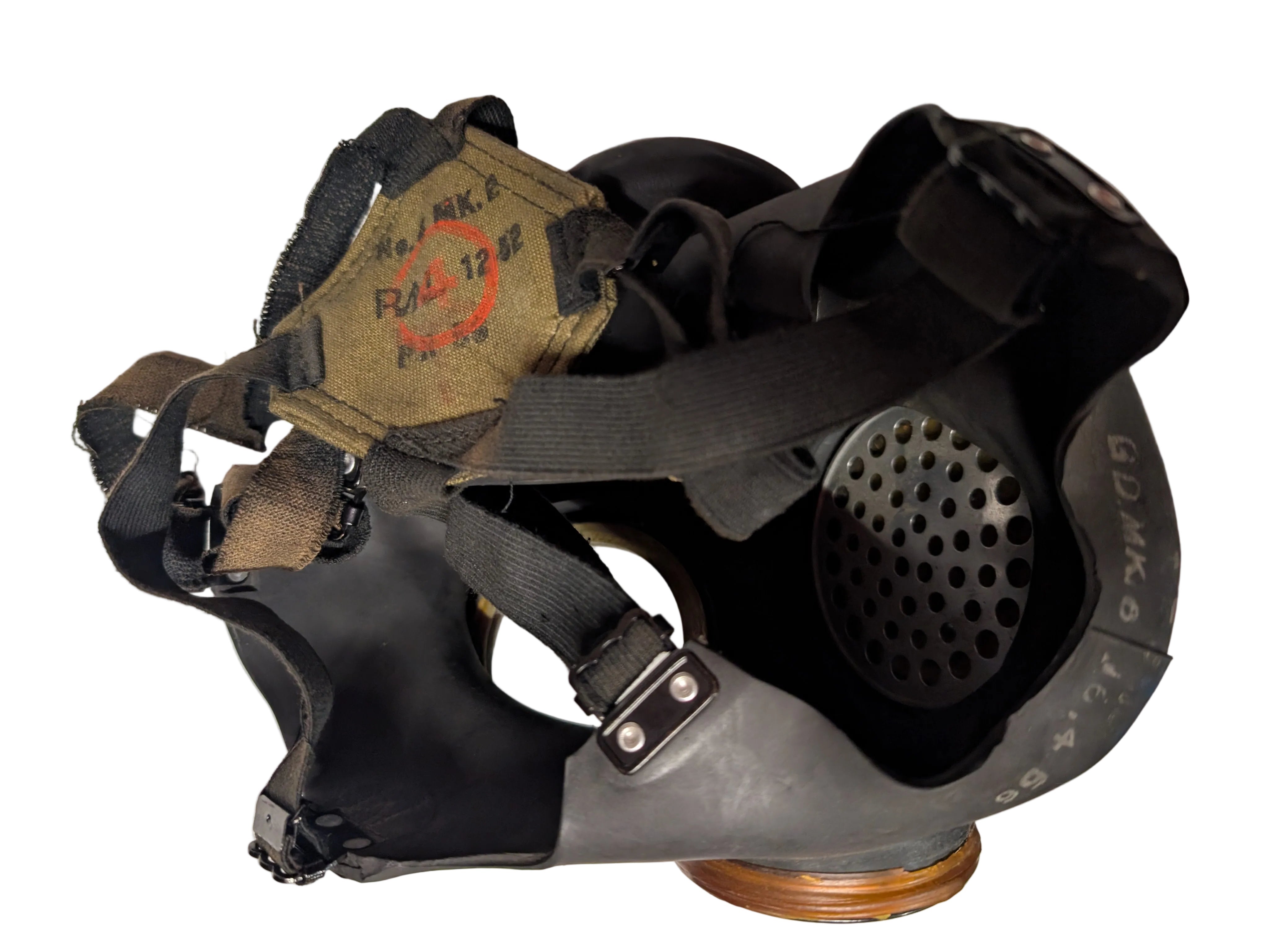Mk6 British Cold War Military Respirator ( our ref W349 )