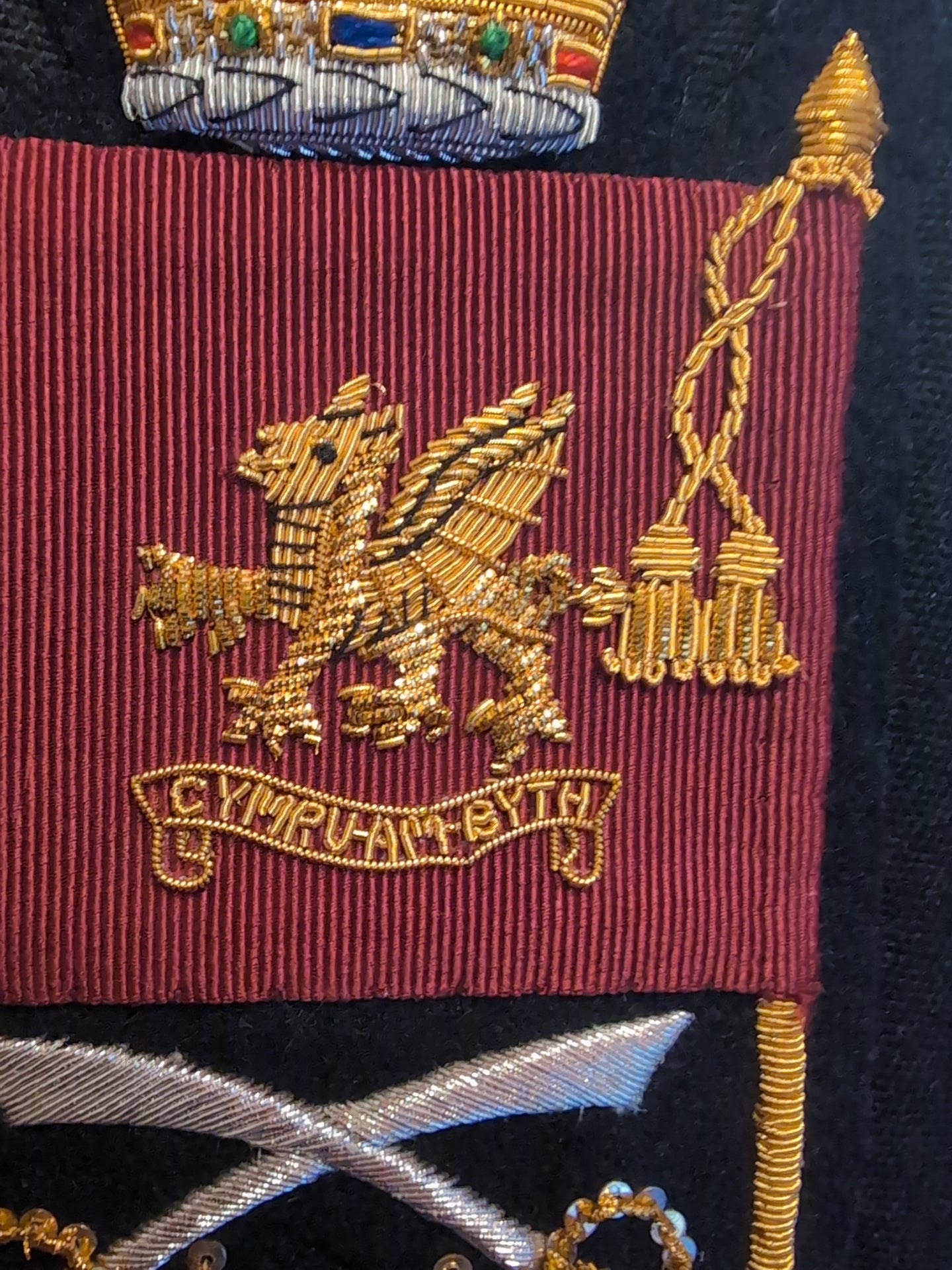 45"Chest 6ft 3" Tall Welsh Guards Company Sergeant Majors No.1 Uniform Jacket Blues Tunic ( Our Ref G19)