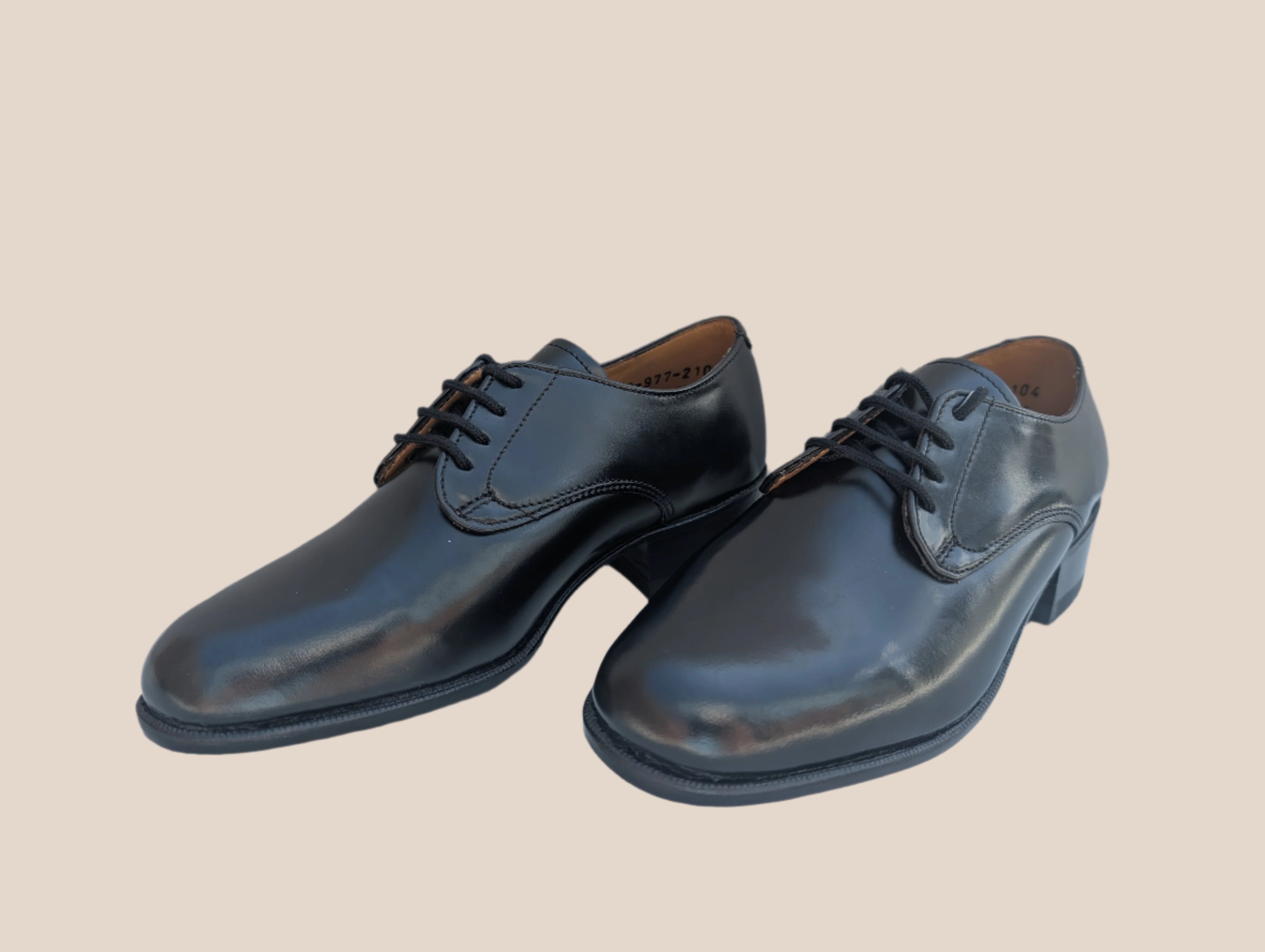 New Woman's Black Leather Parade Gibson Service Shoes British Military Issue ACF SCC RAFAC RAF SD