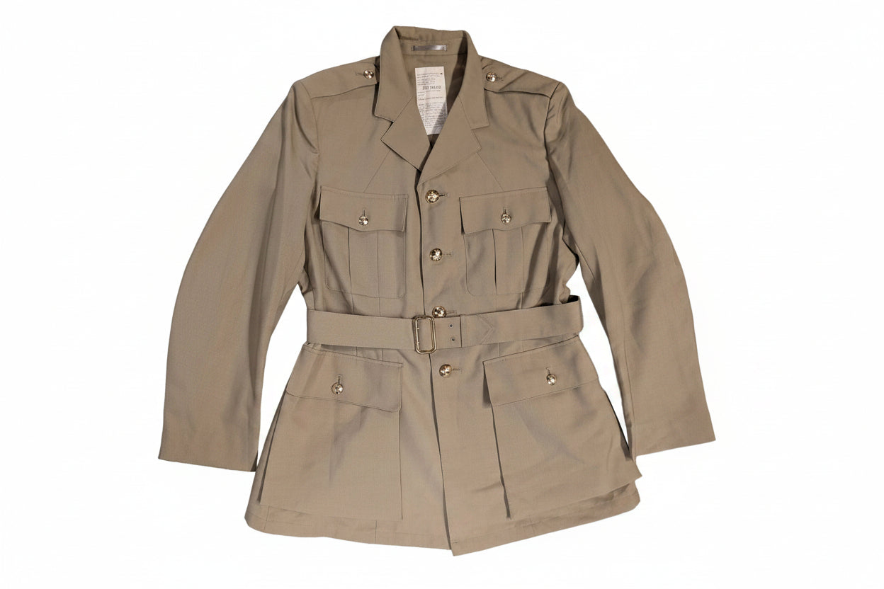 42" Chest No6 RAF Officers Tropical Bush Uniform Safari Warm Weather Service Dress Jacket SD SDU Stone Beige ( our ref O 161 )