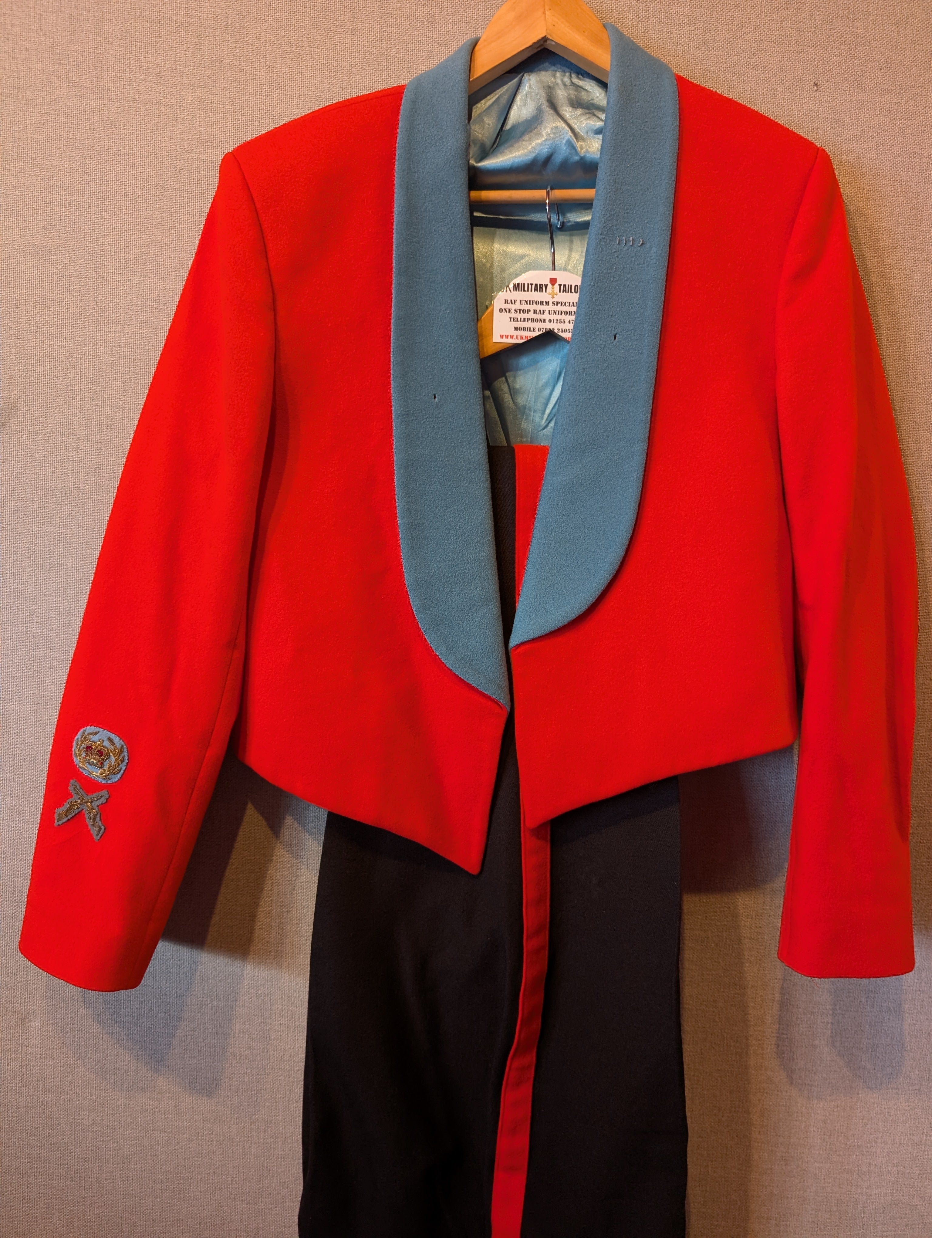 SASC WO2 RQMS Mess Dress 40/41" Regular Small Arms School Corps Jacket & Trousers ( our ref G85)