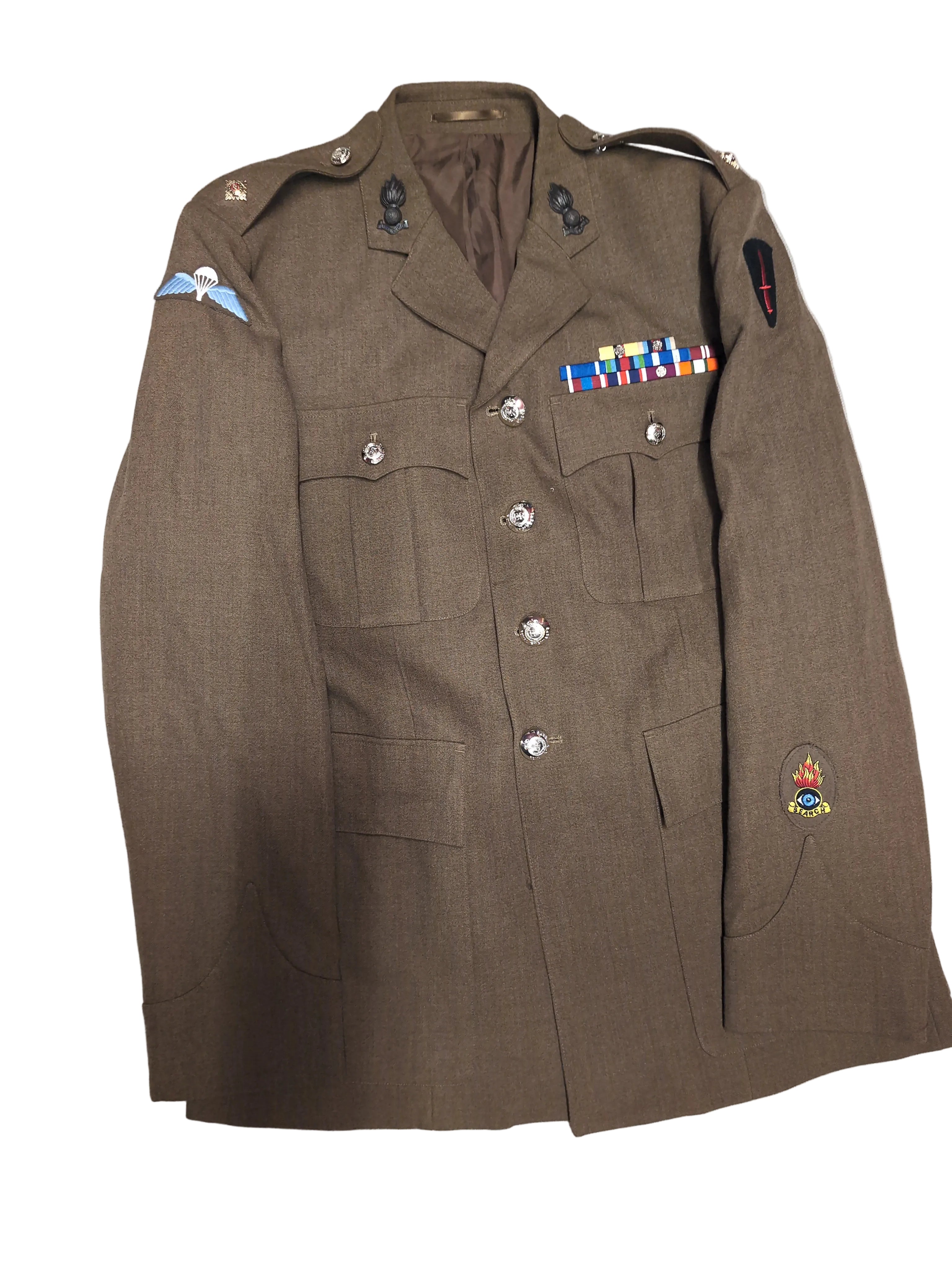 Royal Engineers HAST FAD No2 Service Dress Uniform Jacket | OSM & GSM Medals | Para & Commando Cdo