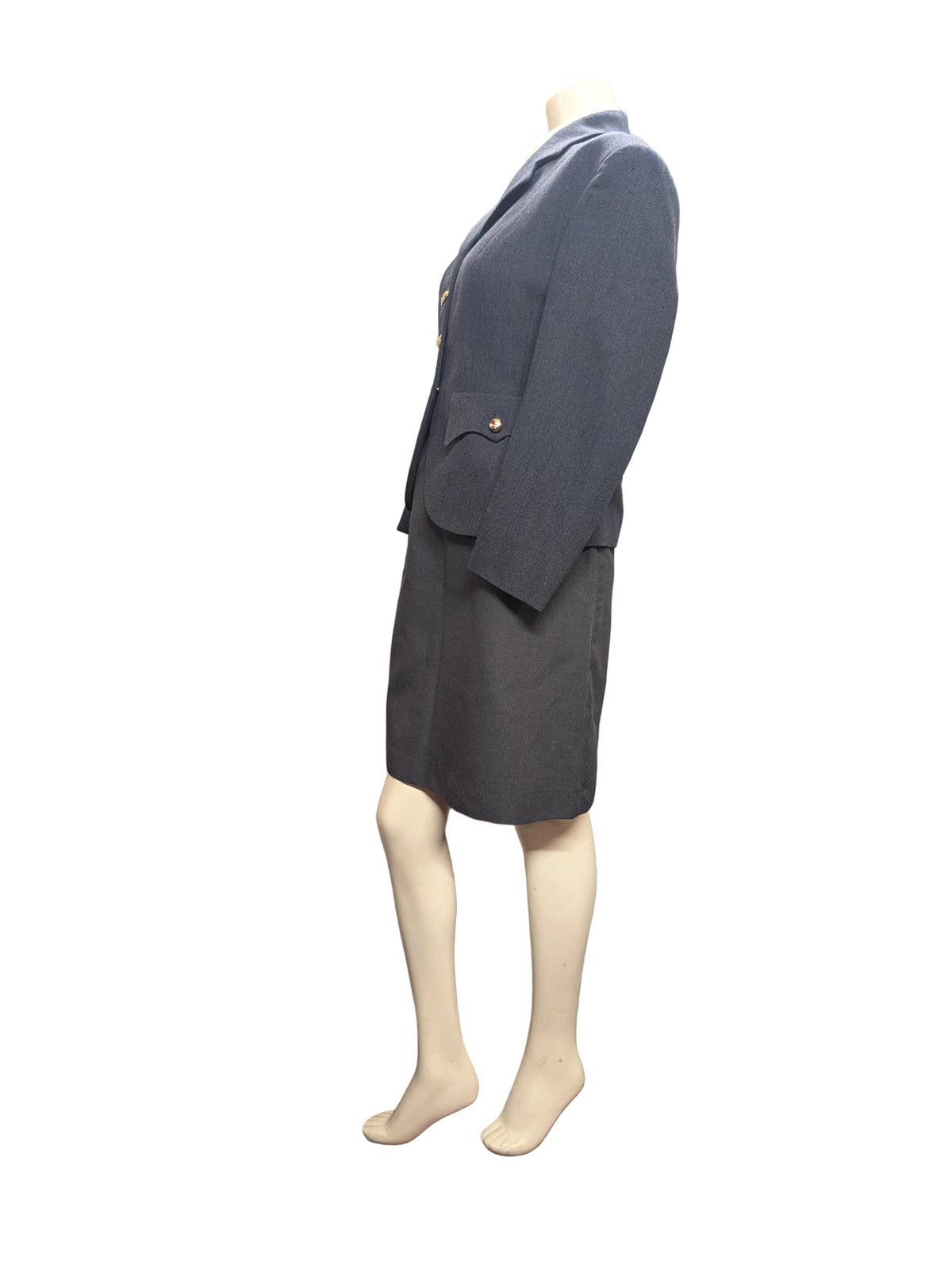 Vintage Women's RAF No. 1 Uniform Jacket, WRAF Squadronaires WAAF Style D-Day Darlings