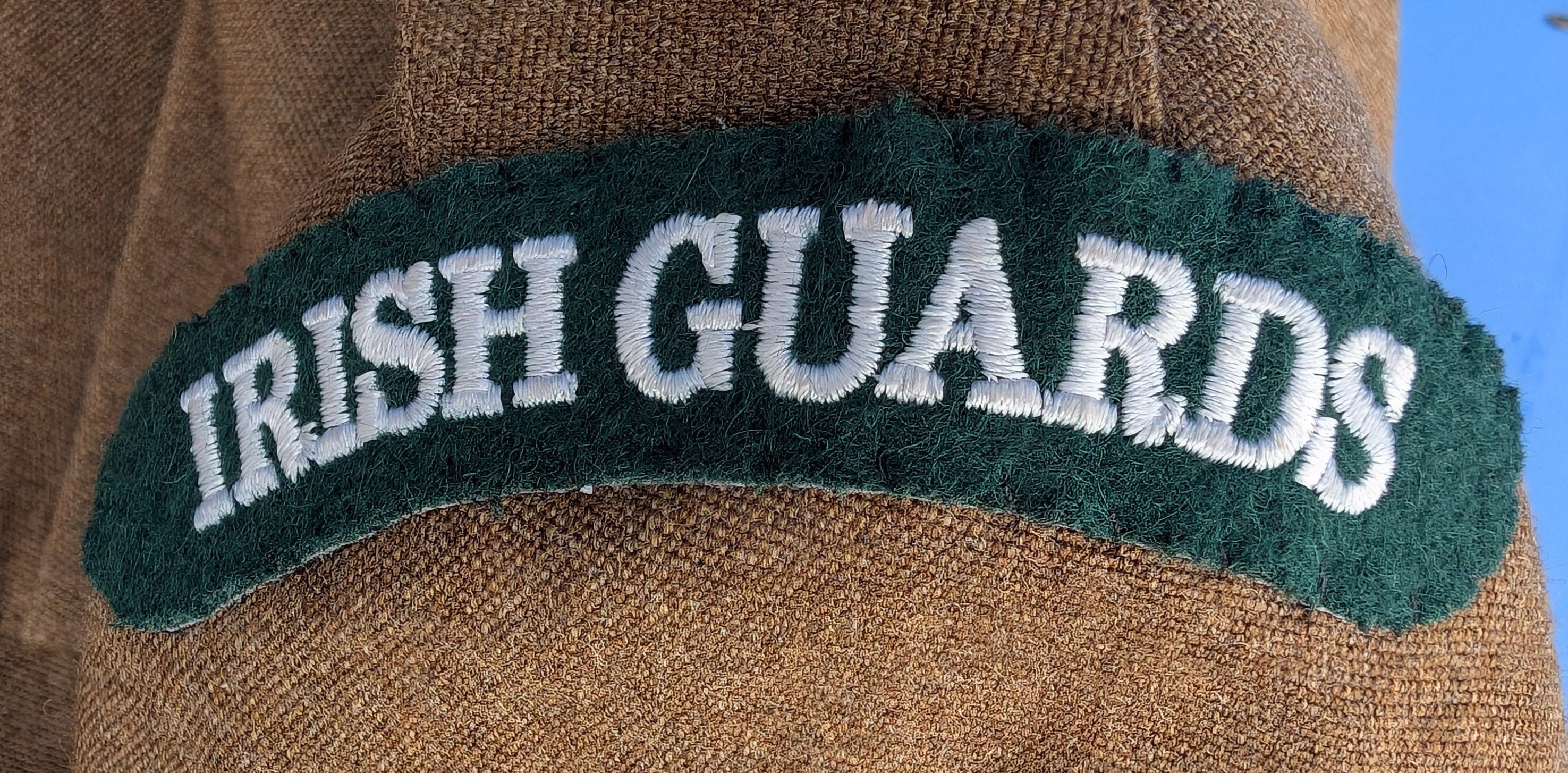 Irish Guards No2 Service Dress Uniform Jacket | FAD Barathea Wool | Guardsman Tunic Shoulder Titles Mudguards 
