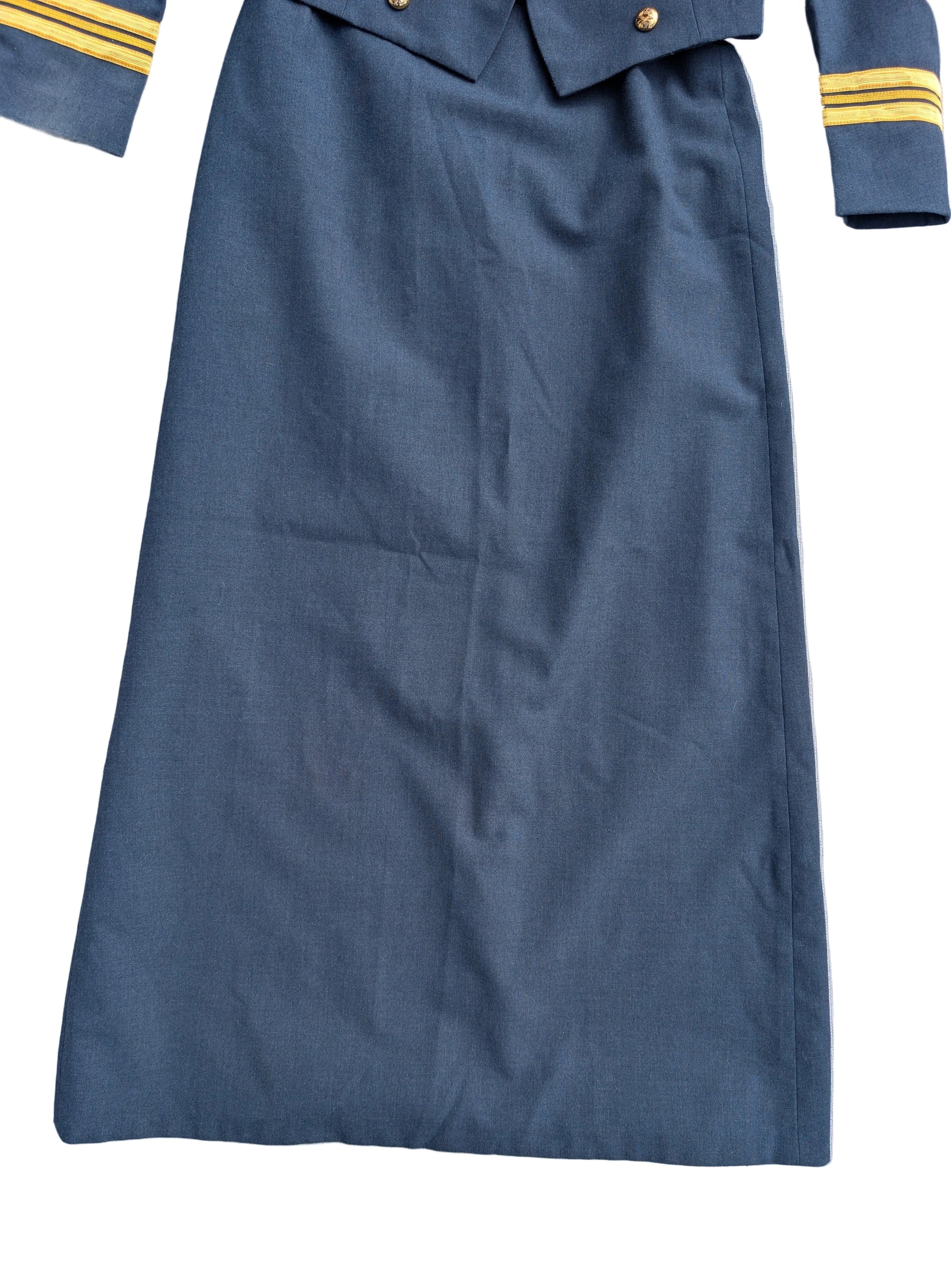 Woman's Officers RAF No5 Mess Dress Uniform Long Maxi Skirt