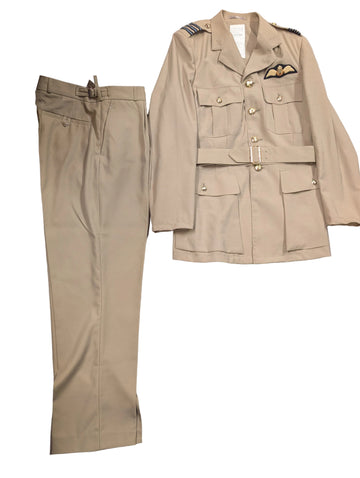 41" Reg No.6 RAF Officers' Tropical Bush Jacket & Trousers – Stone Beige