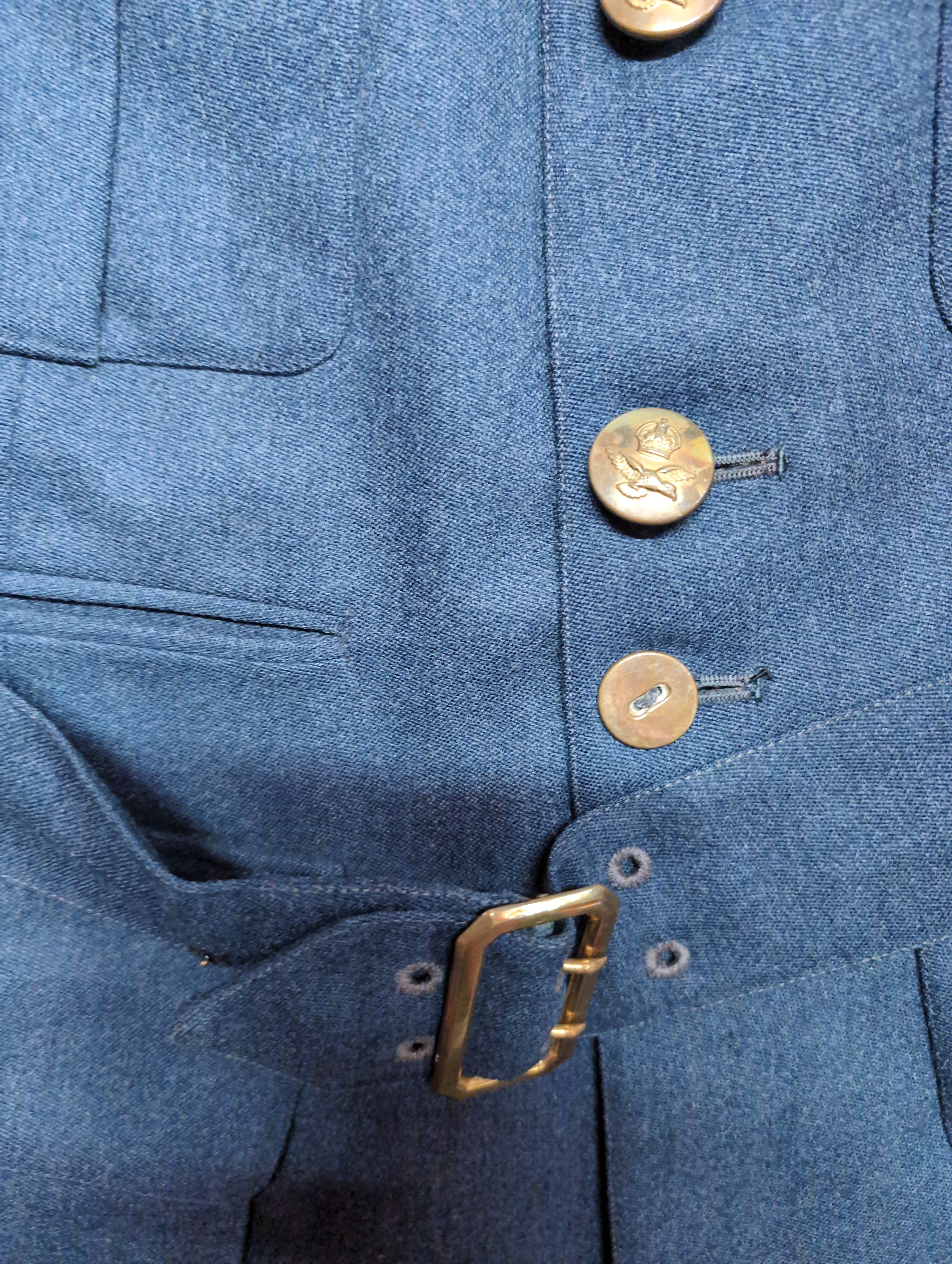 39"Reg RAF Officers No1 Service Dress Uniform Jacket Cold War Era ( our ref W374 )