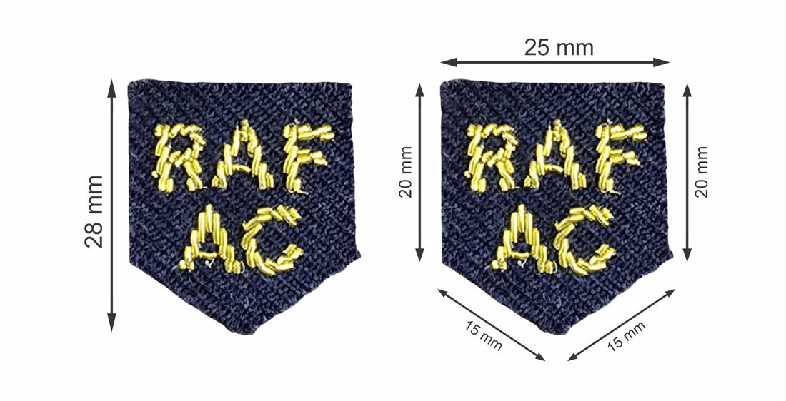 RAFAC No5 Mess Dress Bullion Collar Badges | Royal Air Force