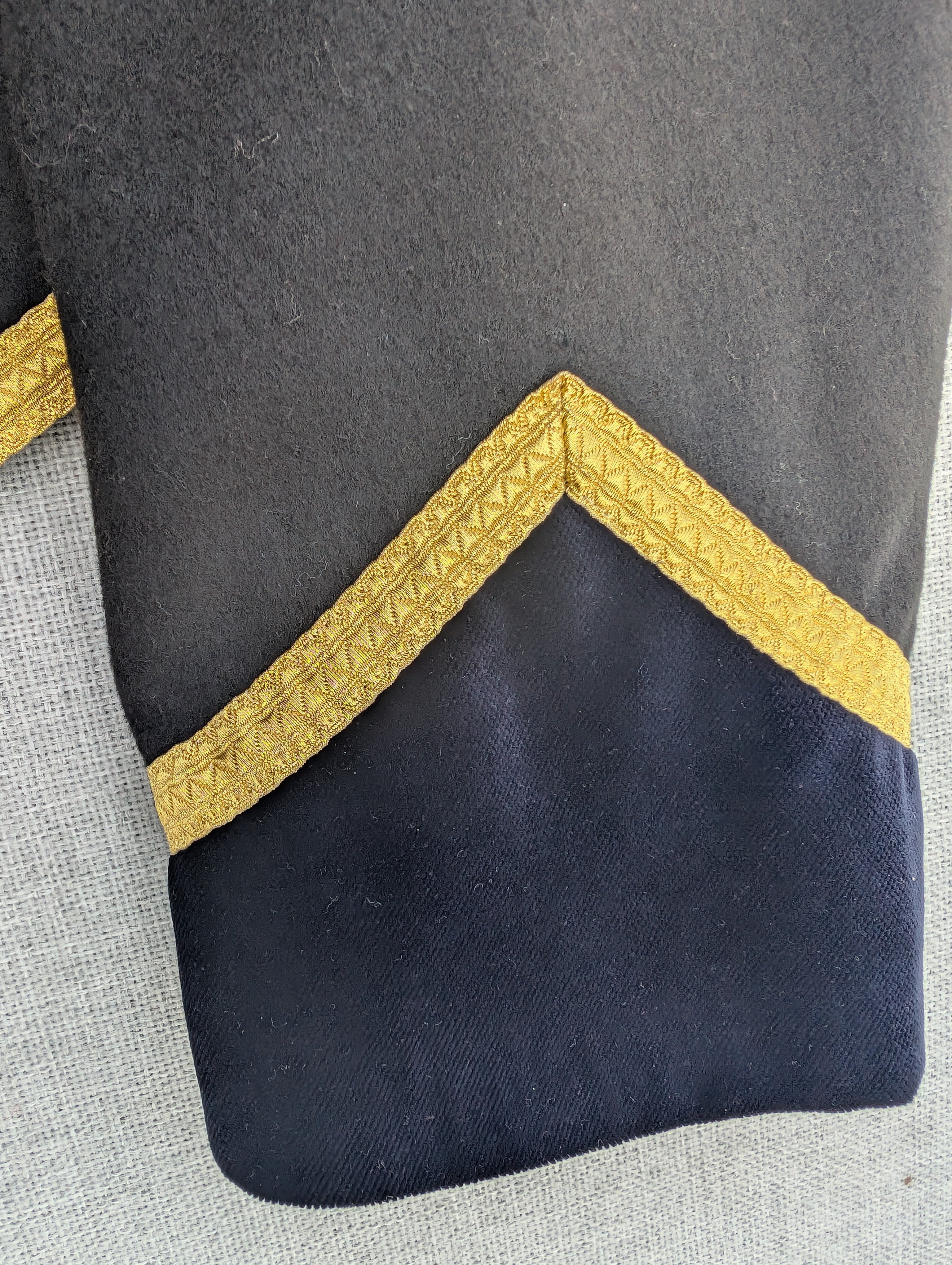 Cuffs on a RLC Officers Mess Dress Uniform Jacket