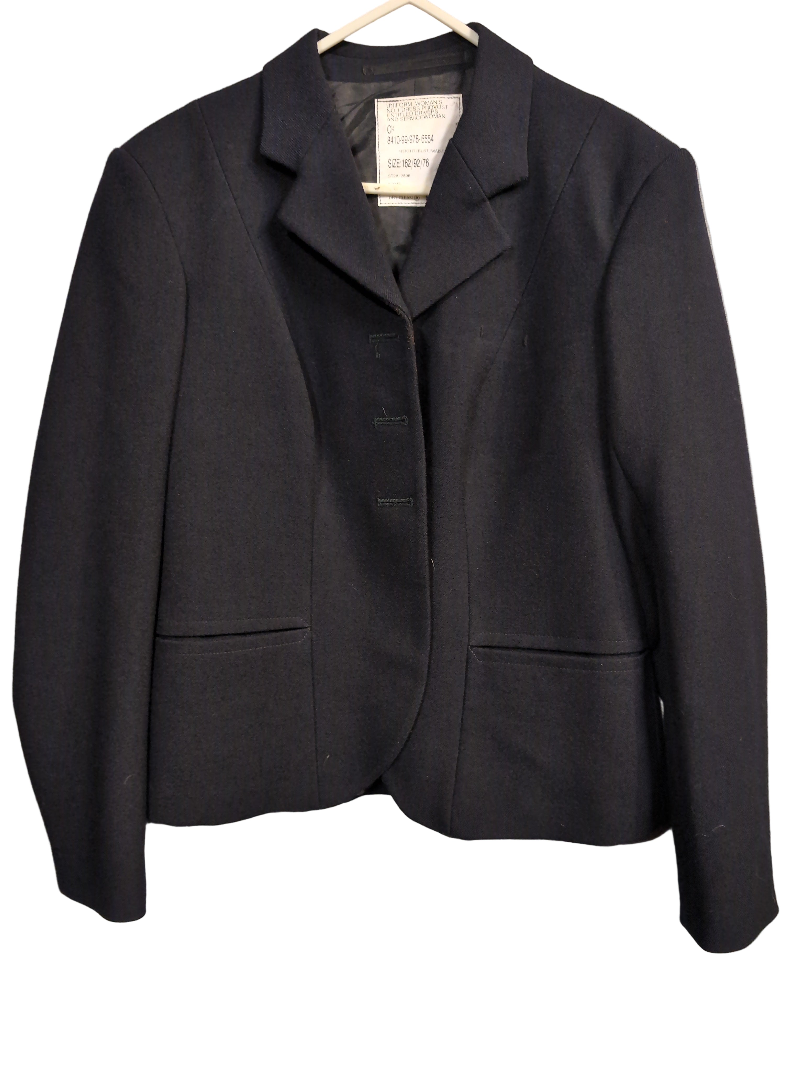 Woman's No1 Service Dress Uniform Jacket  "Provost Entitled Driver"