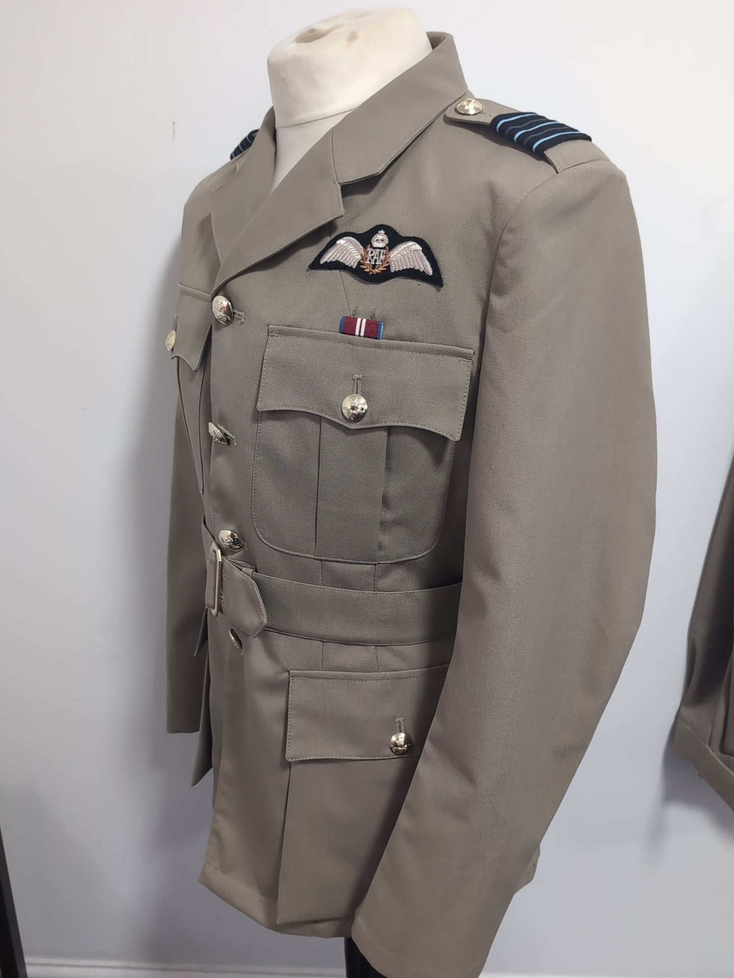 44" Chest 38" Waist RAF No6 Officers Uniform Jacket & Trousers Bush Tropical Warm Weather