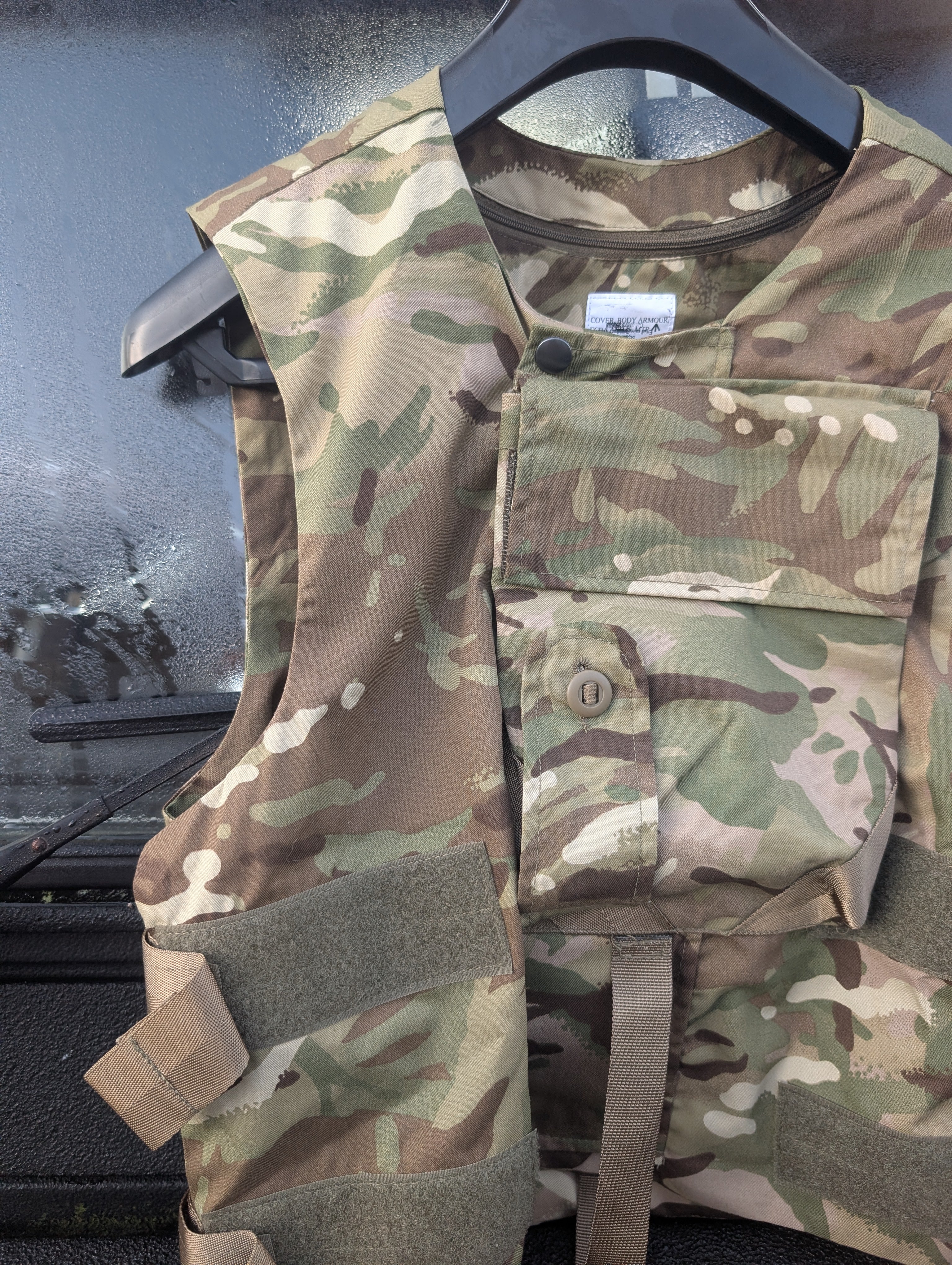 NEW! Body Armour Flak  COVER Vest British Army Military MTP ECBA Airsoft