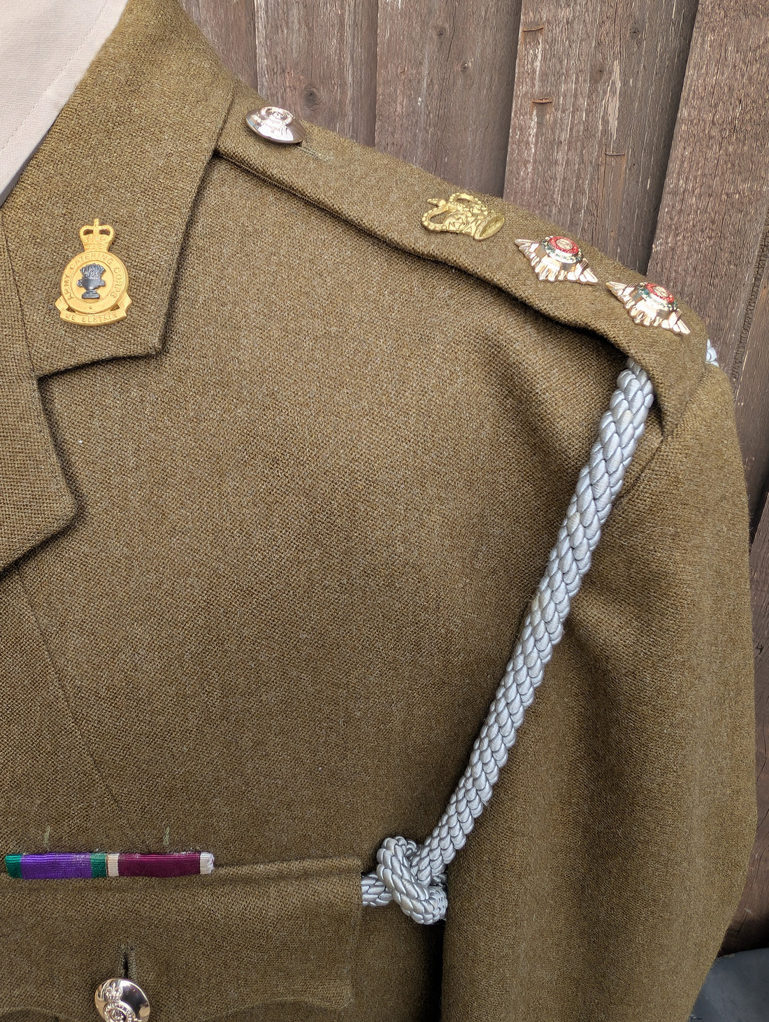 48"R Royal Army Catering Corps Officers No2 Service Dress Uniform Jacket ( our ref Grn 91)