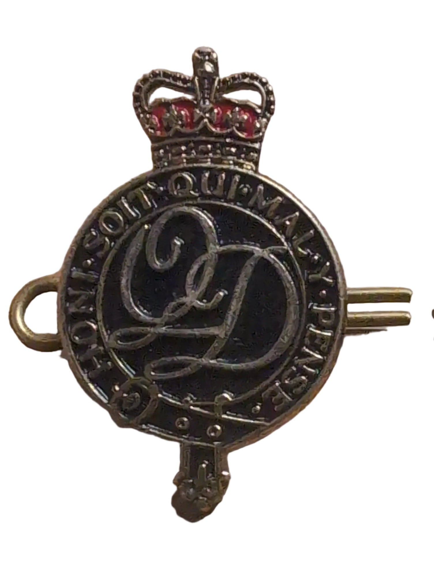 Band of the Queens Division Cap Badge Collar