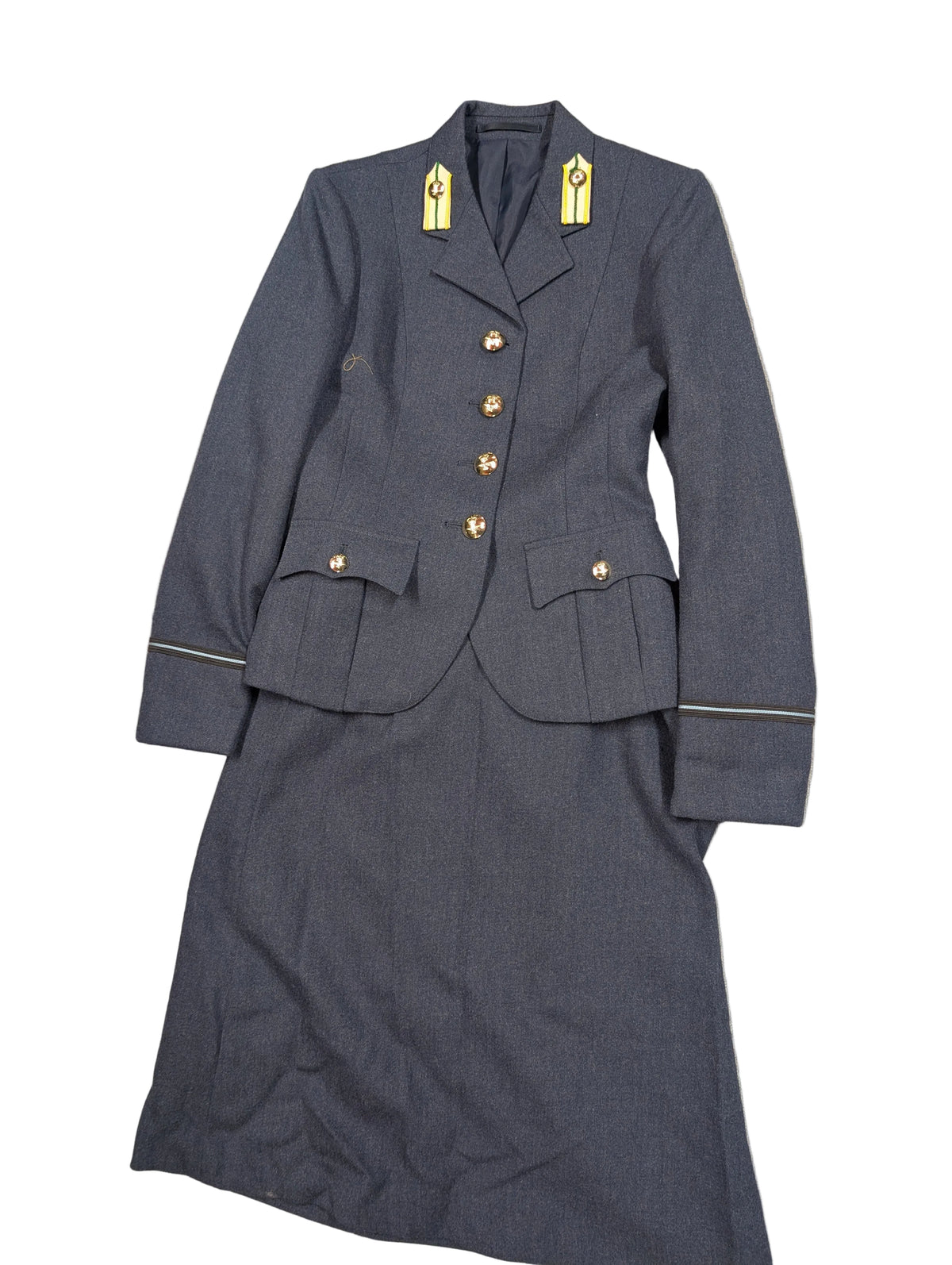 Flying Officer Vintage Women's RAF No. 1 Uniform Jacket & Skirt, WRAF Squadronaires WAAF Style D-Day