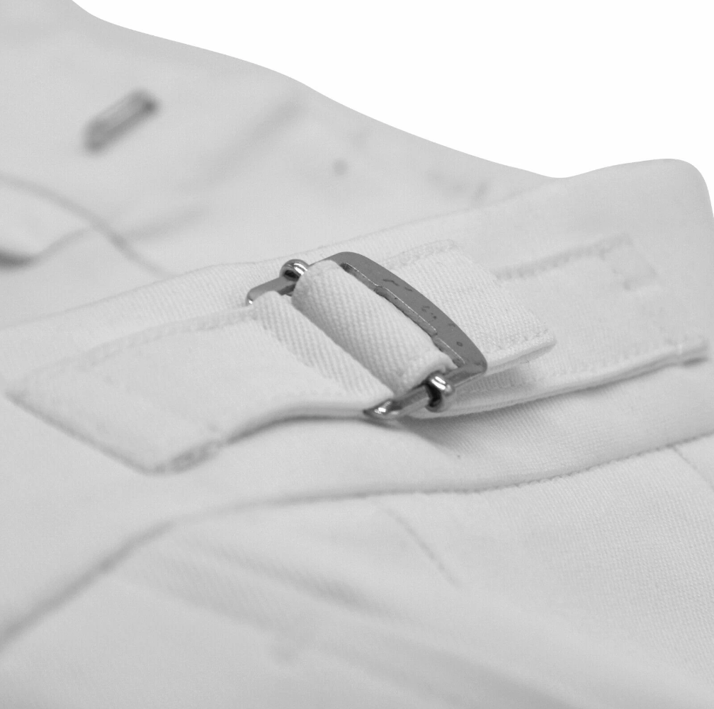 New Class II Mans White Flares Royal Navy No10 Tropical Warm Weather Ceremonial Trousers