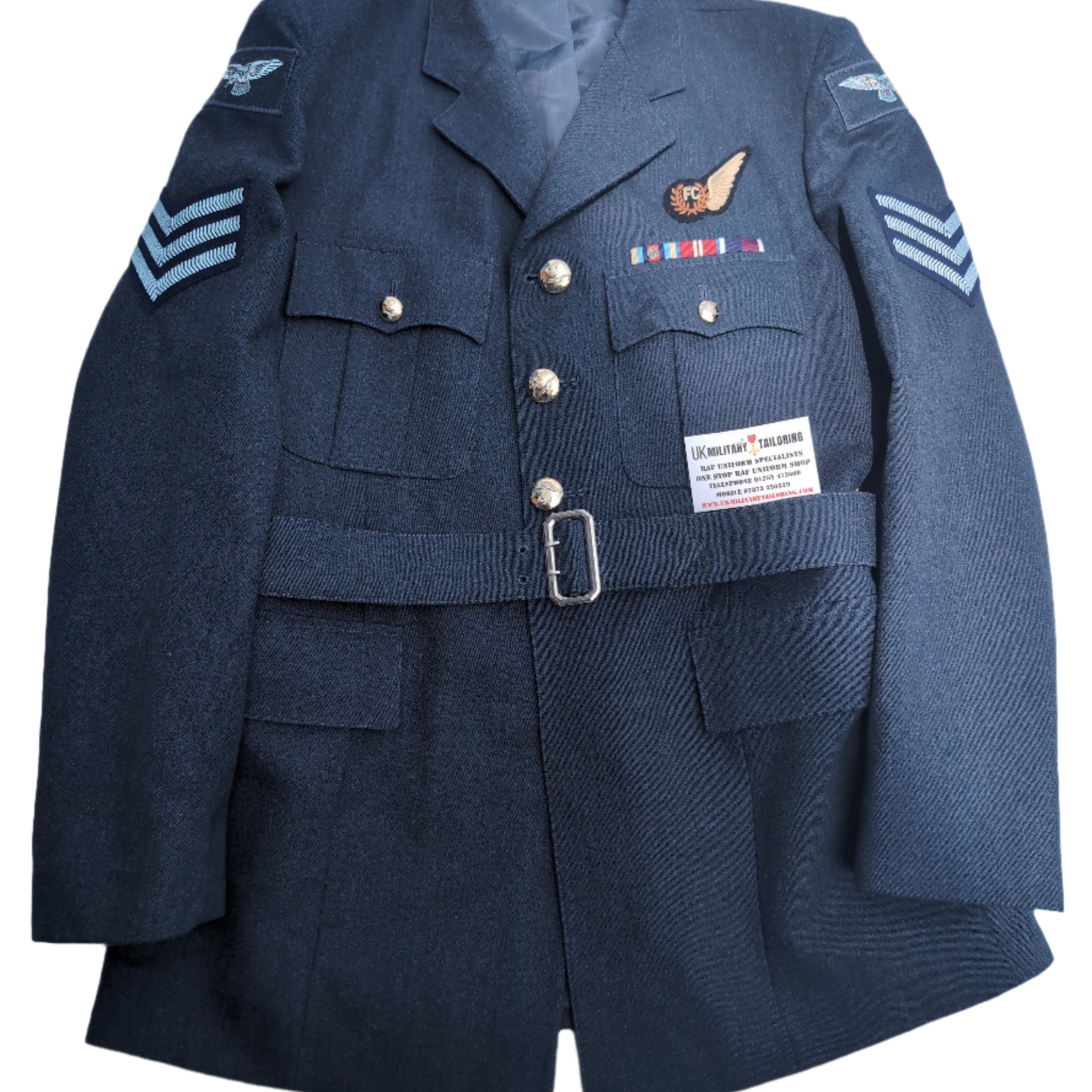 104R 41" Chest Regular RAF Sergeant No,1 Service Dress Uniform SD Jacket  (G65AM)