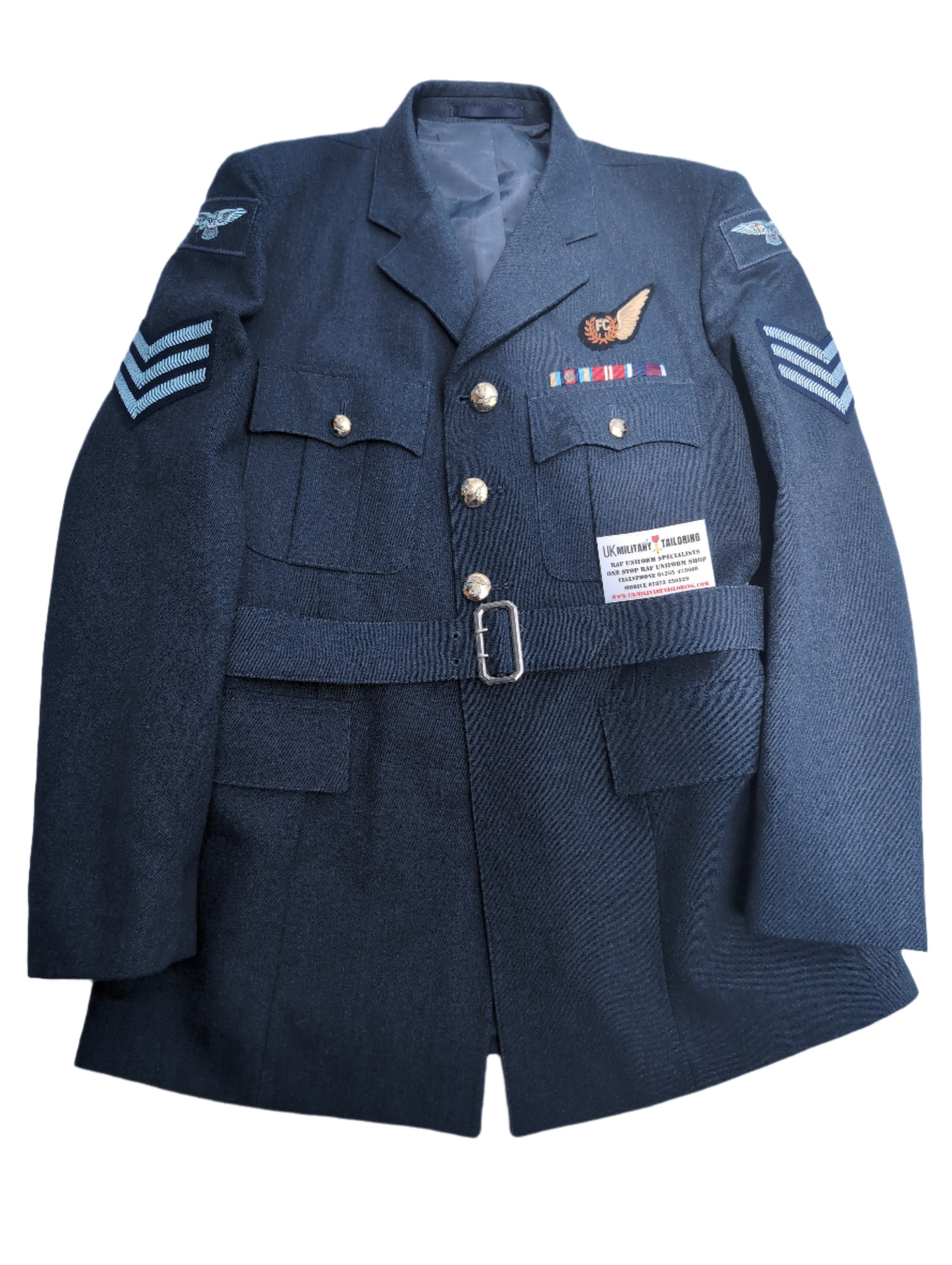 104R 41" Chest Regular RAF Sergeant No,1 Service Dress Uniform SD Jacket  (G65AM)