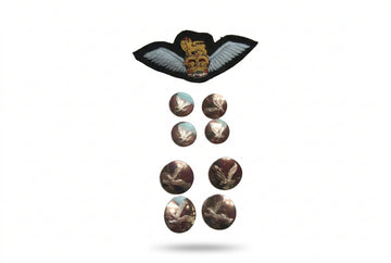 British Army Air Corps ( AAC ) ( JSFAW ) Officers No2 Uniform Jacket Pilots Wing & Buttons