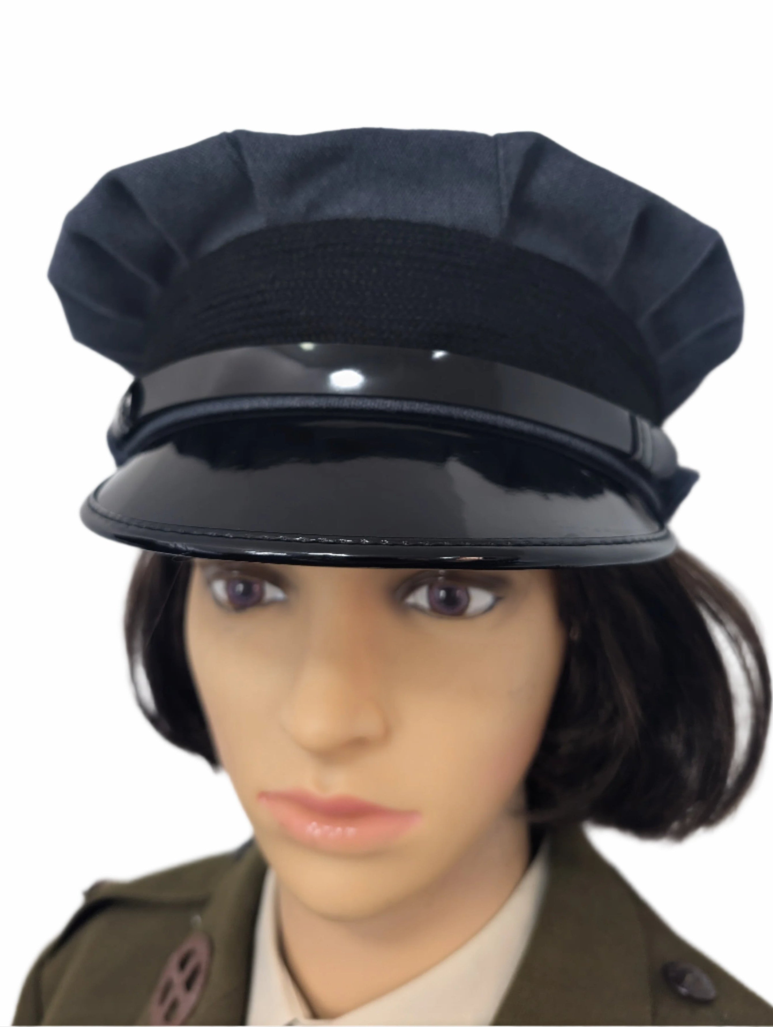 RAF WAAF No1 Uniform Repro WWII Peak Cap WW2 WRAF Hat 1940s NCO OA SD Goodwood