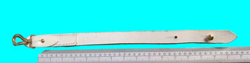 Short Sword Sling White Leather Officers British Army No.1 ( our ref W355 )