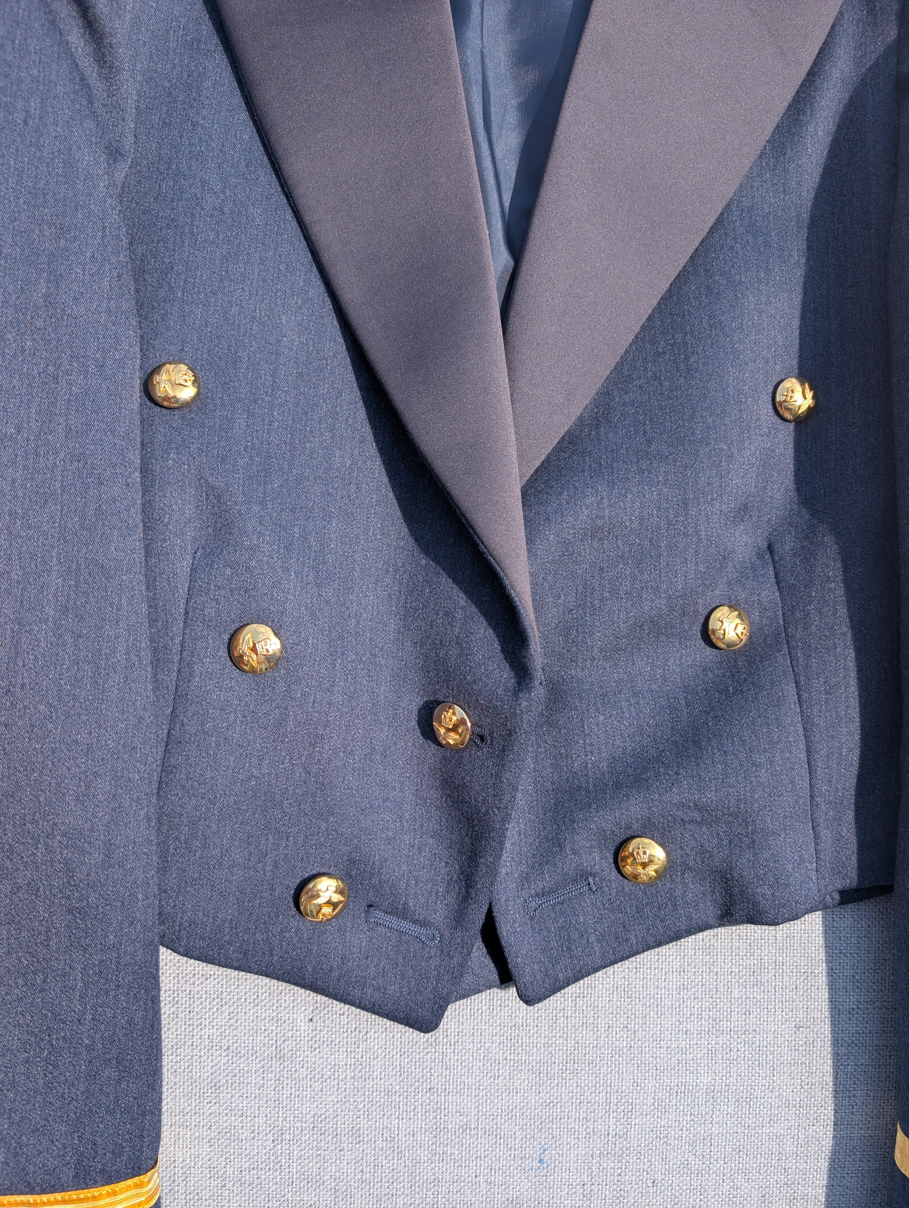 RAF No5 SD Mess Dress Uniform Jacket buttons