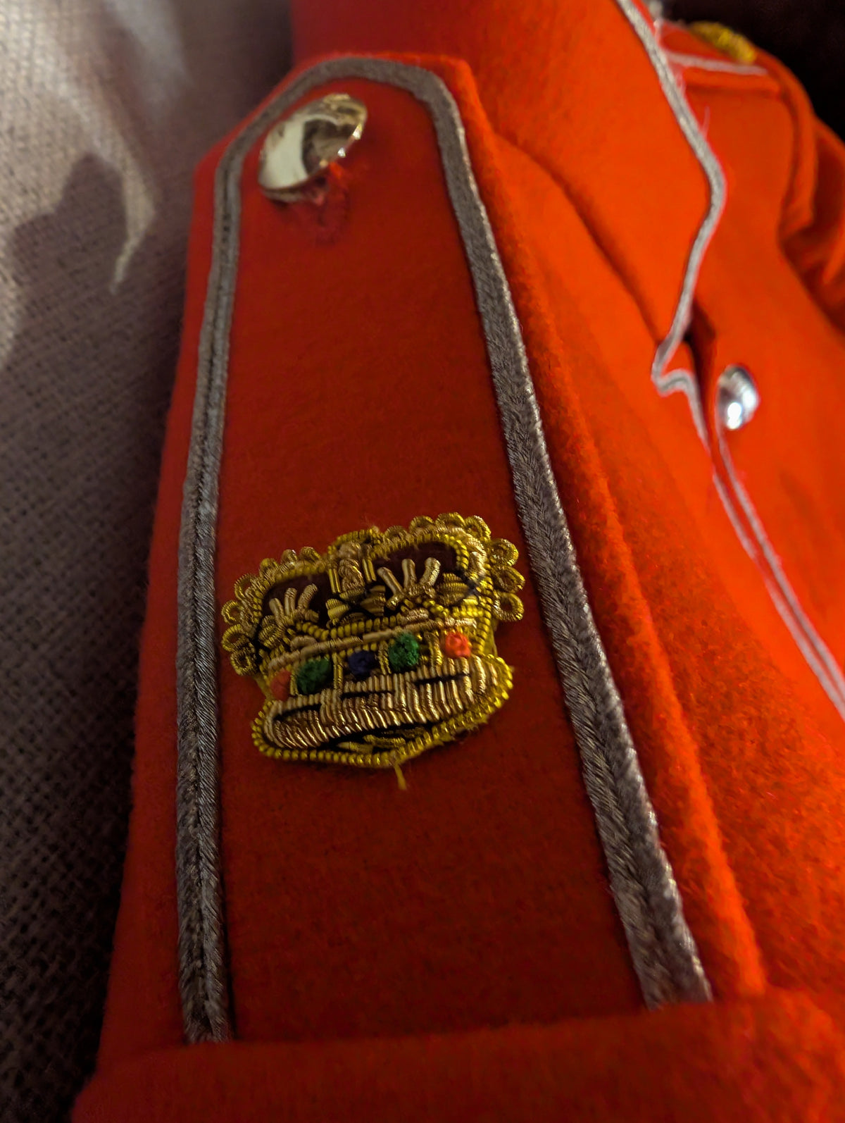 QARANC Officers No10 Mess Dress Uniform Jacket with Majors Rank Crown RAM