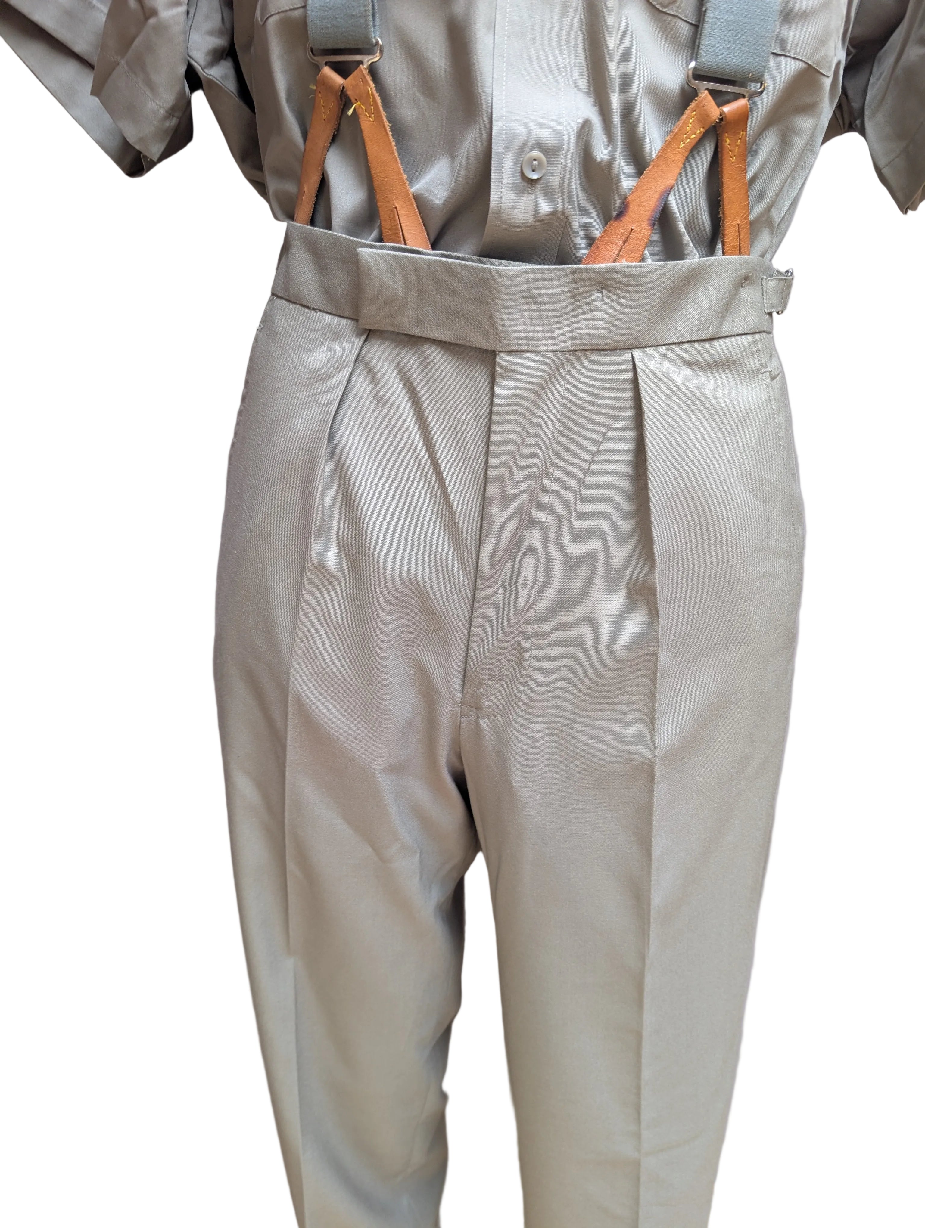 New British Army No.6 & RAF No,4 Officers & WO,s Uniform Tropical Stone Bush Trousers