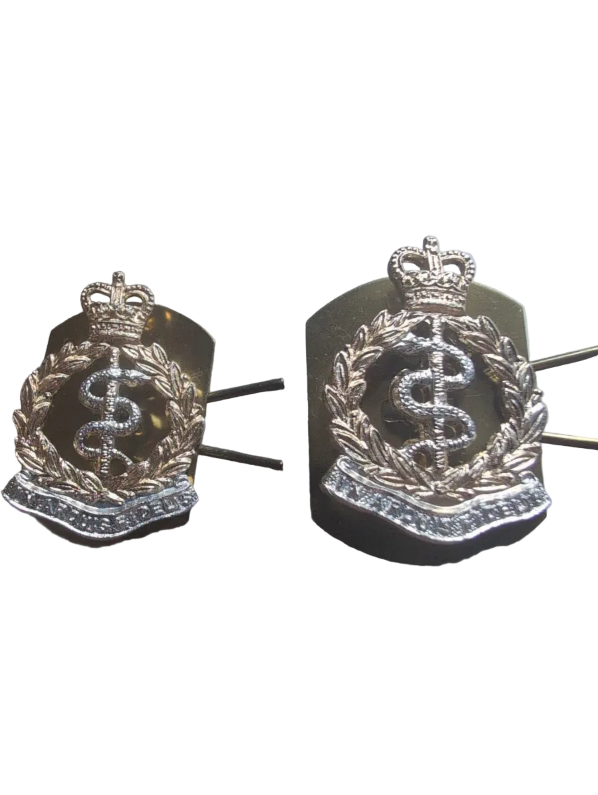 RAMC RAMS No2 Uniform Collar Badges Dogs