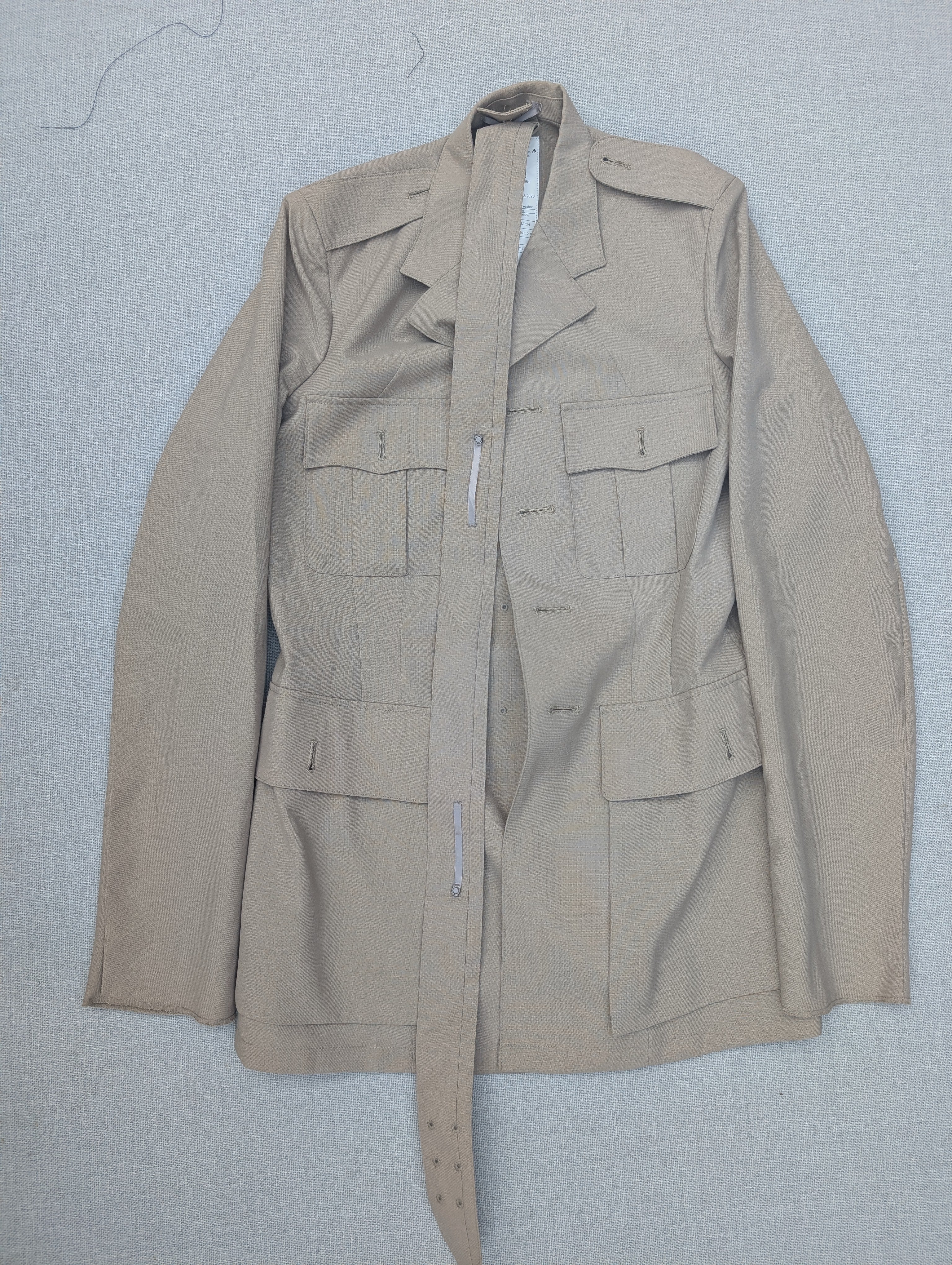 No4 Army & No6 RAF Officers Tropical Bush Uniform Safari Warm Weather Service Dress Jacket SD SDU