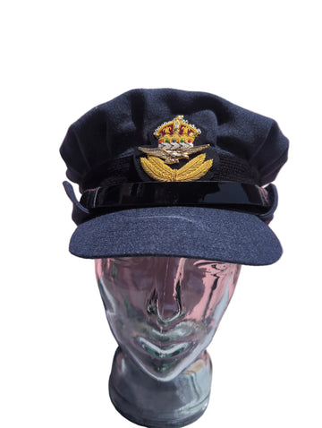 RAF WAAF No1 Uniform Repro WWII Peak Cap WW2 WRAF Hat 1940s front view of Cap Hat