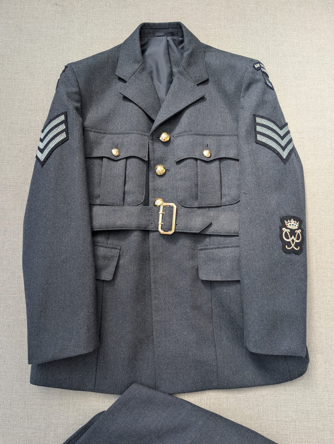 38"Chest Short RAFAC Duke of Edinburgh Award Silver RAF No1 Uniform Jacket & Trousers ( our ref y274)