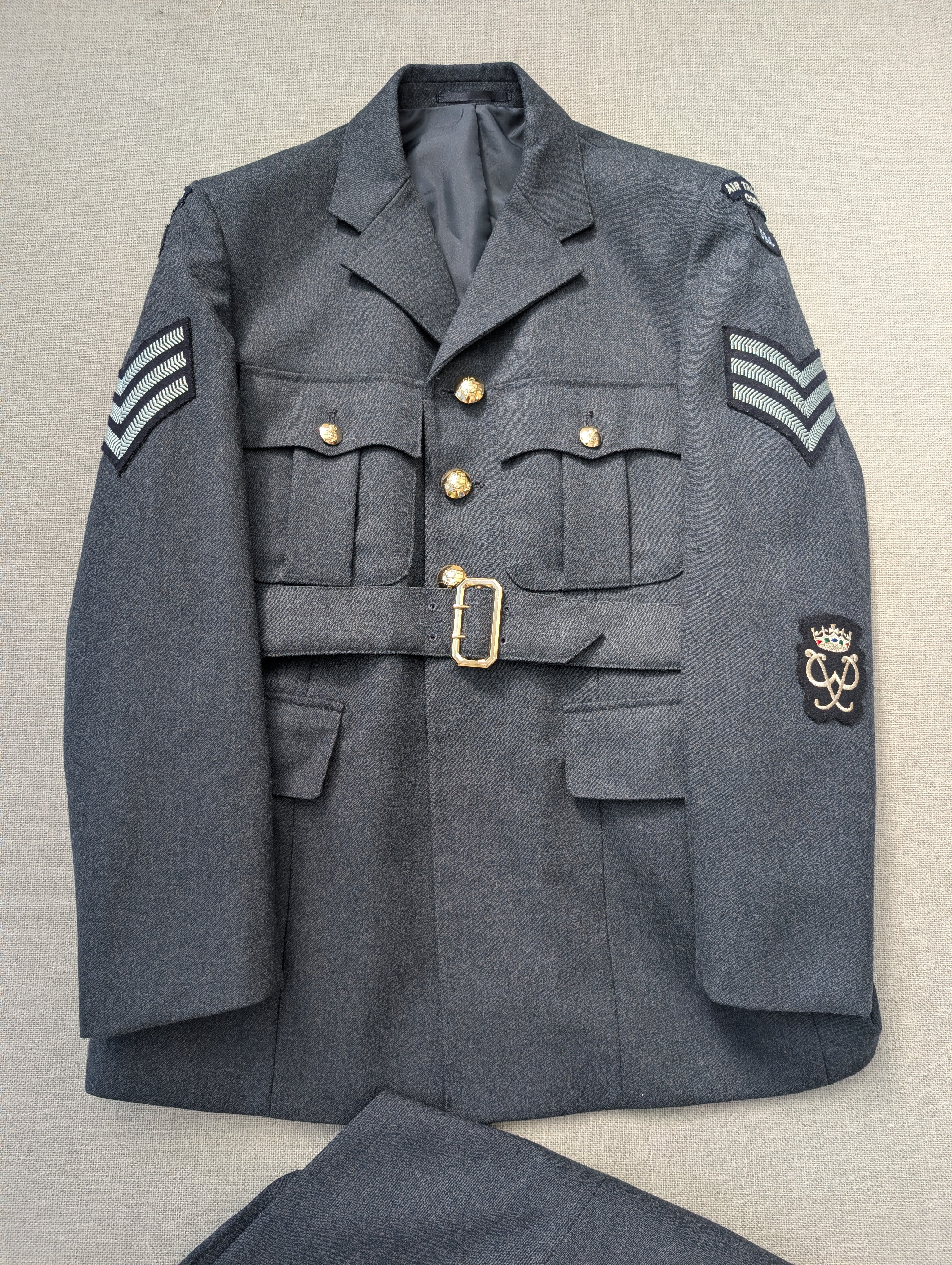 38"Chest Short RAFAC Duke of Edinburgh Award Silver RAF No1 Uniform Jacket & Trousers ( our ref y274)