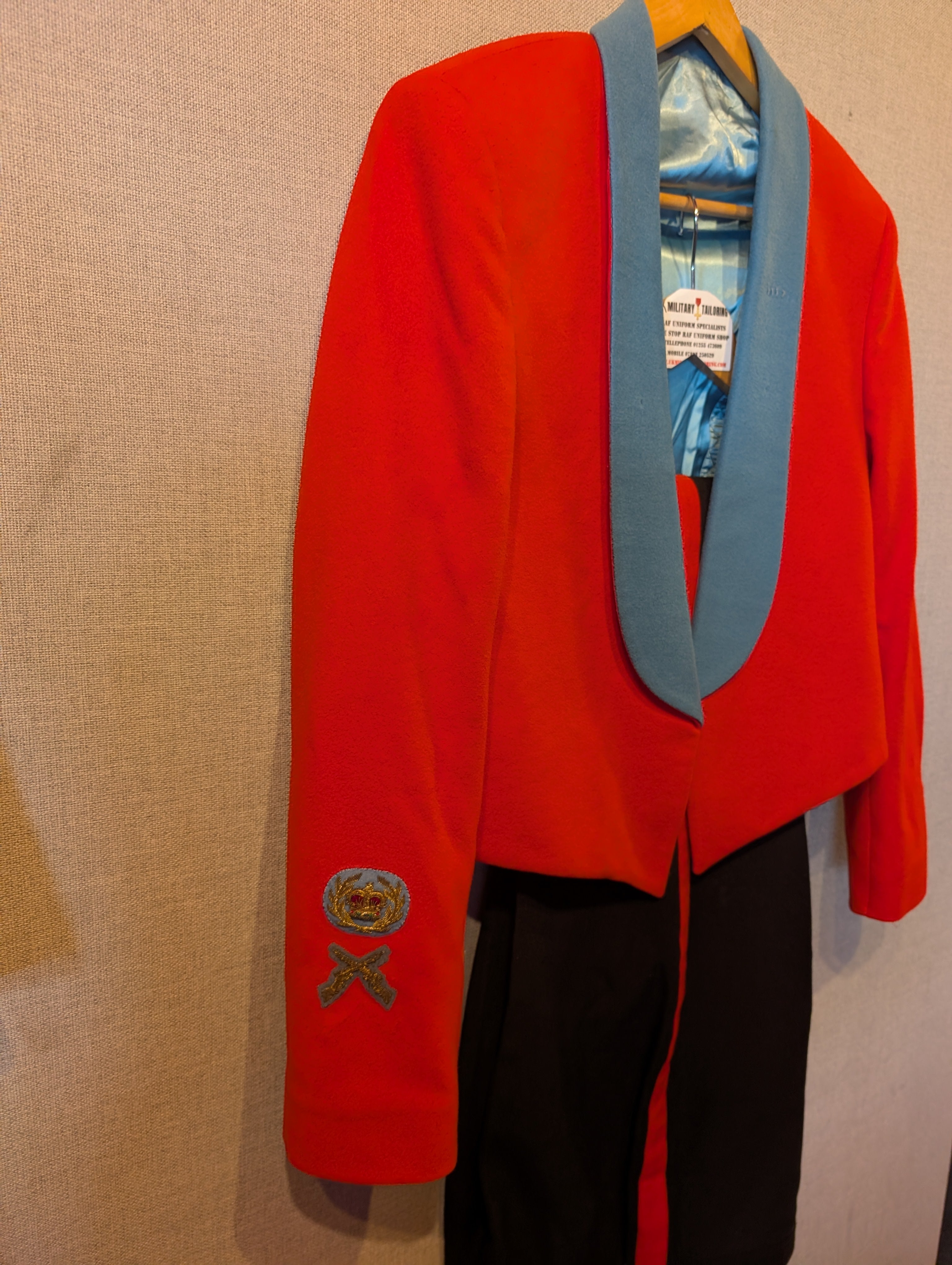 SASC WO2 RQMS Mess Dress 40/41" Regular Small Arms School Corps Jacket & Trousers ( our ref G85)