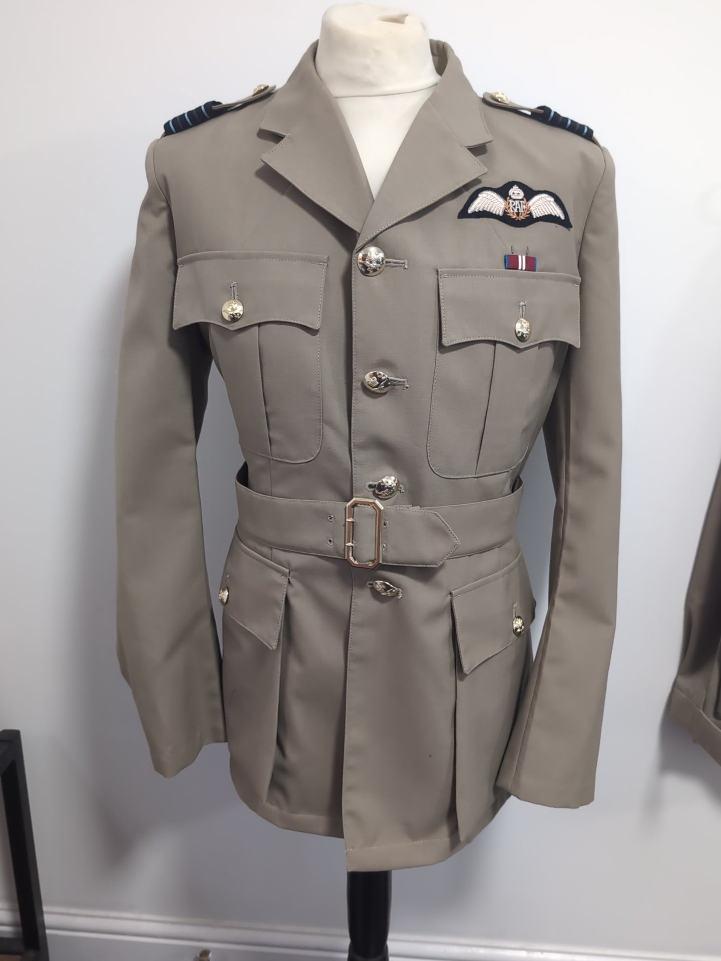 44" Chest 38" Waist RAF No6 Officers Uniform Jacket & Trousers Bush Tropical Warm Weather