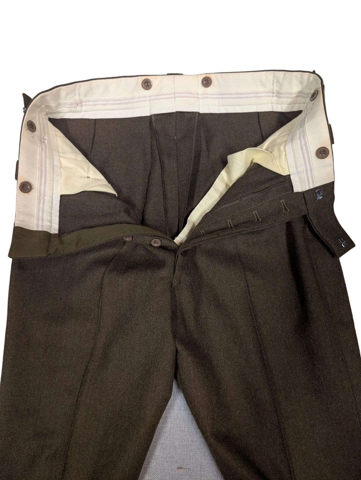 Inside view of a pair of Mercian Regiment Officer’s No. 2 Dress Uniform Trousers | Captain