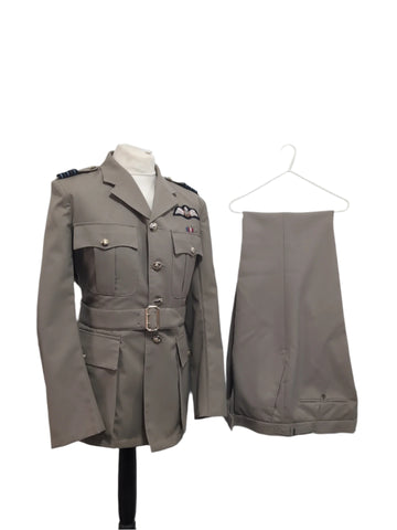 44" Chest 38" Waist RAF No6 Officers Uniform Jacket & Trousers Bush Tropical Warm Weather