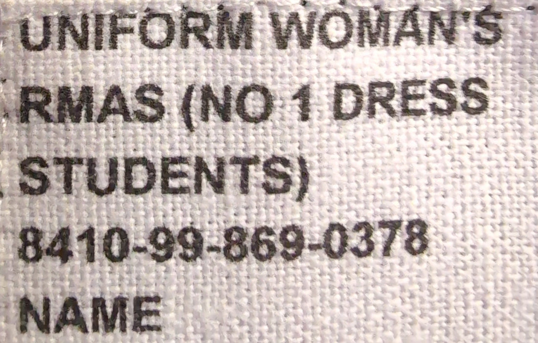 Woman's No1 Uniform Jacket RMAS Royal Military Academy Sandhurst Officer Training School